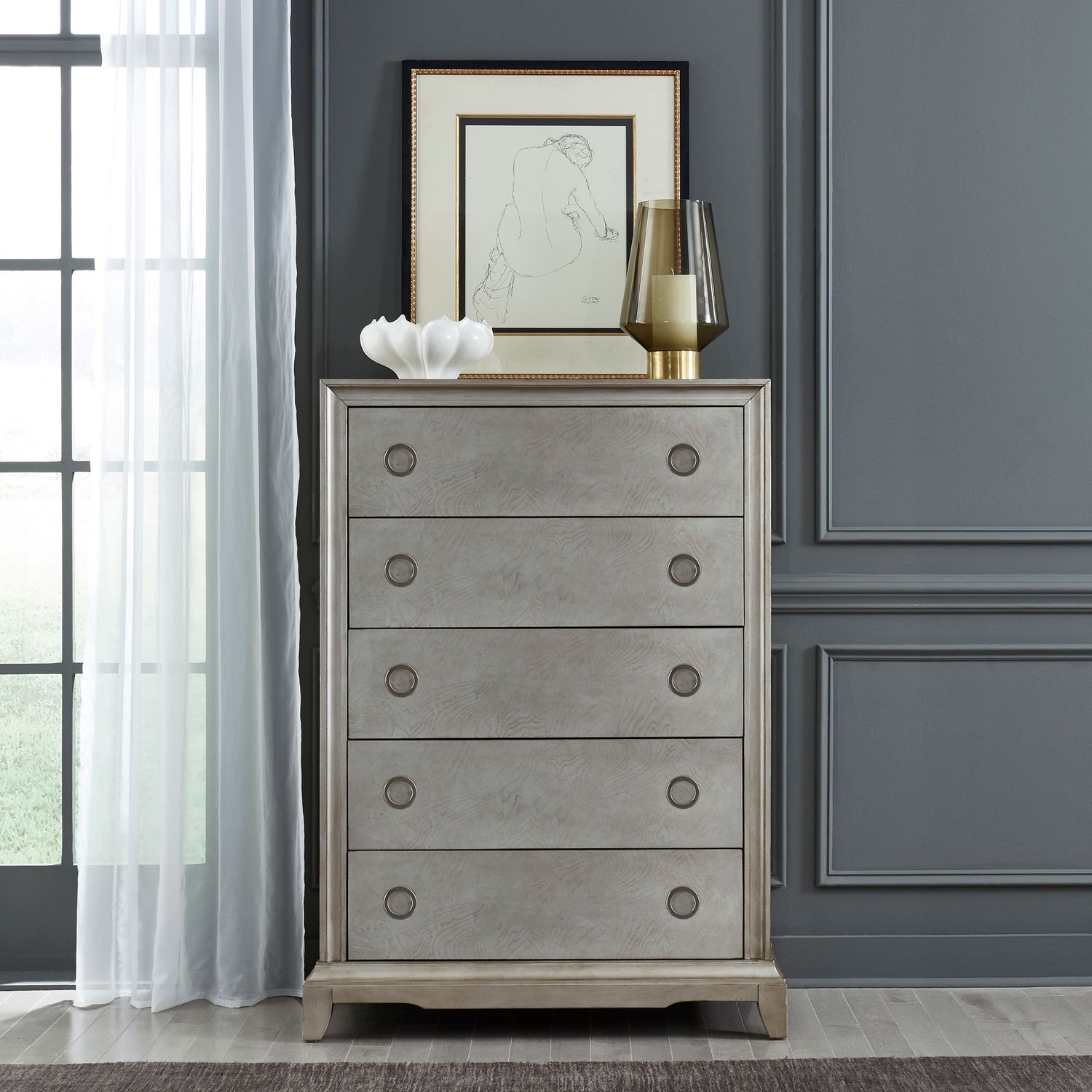 Deferrell 5 Drawer Chest