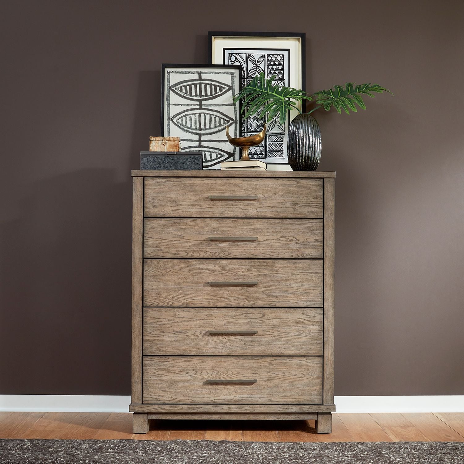 Dezhanae 5 Drawer Chest