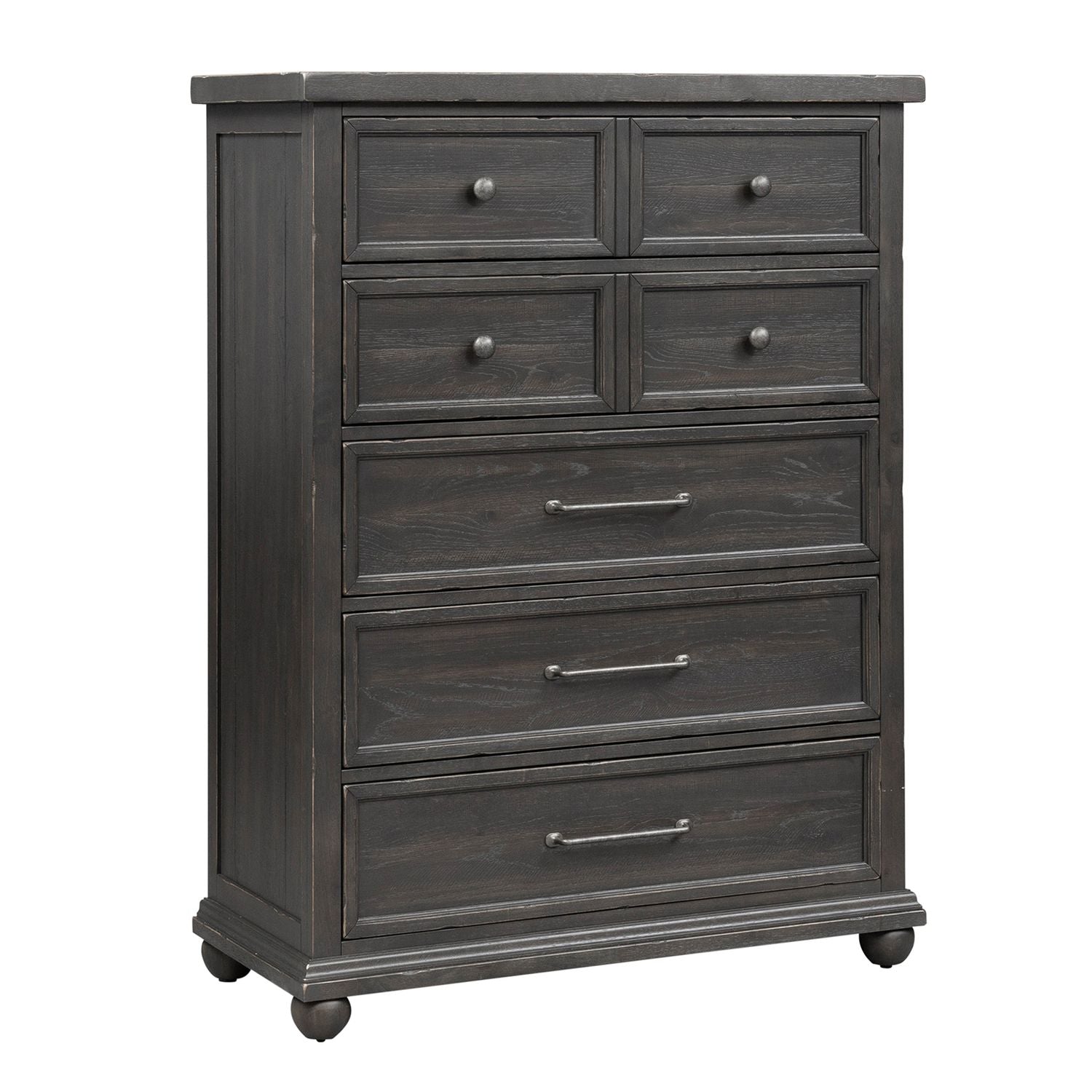 Amerigo King California Panel Bed, Dresser & Mirror, Chest