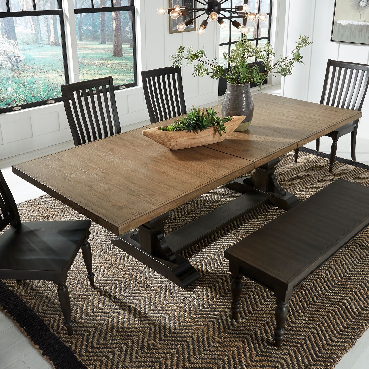 Lynnasia Trestle Dining Table