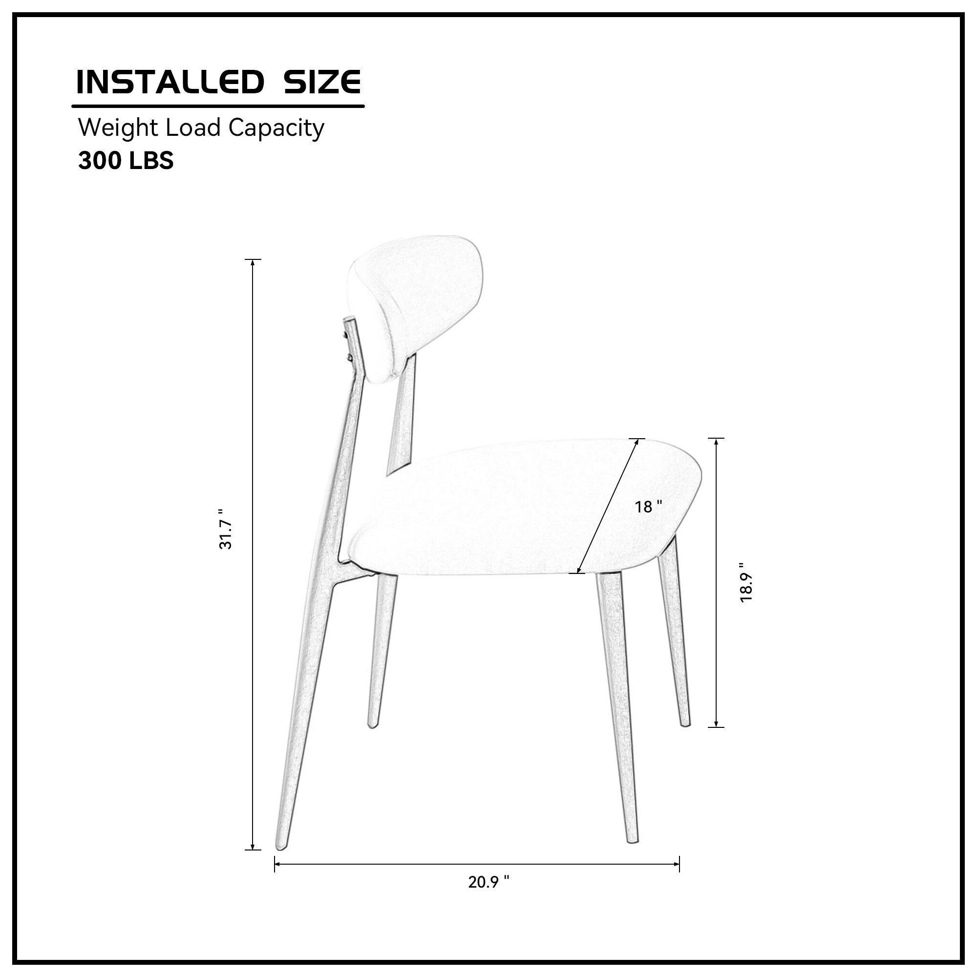 (Set of 6)Dining Chairs , Upholstered Chairs with Metal Legs for Kitchen Dining Room,Light Grey