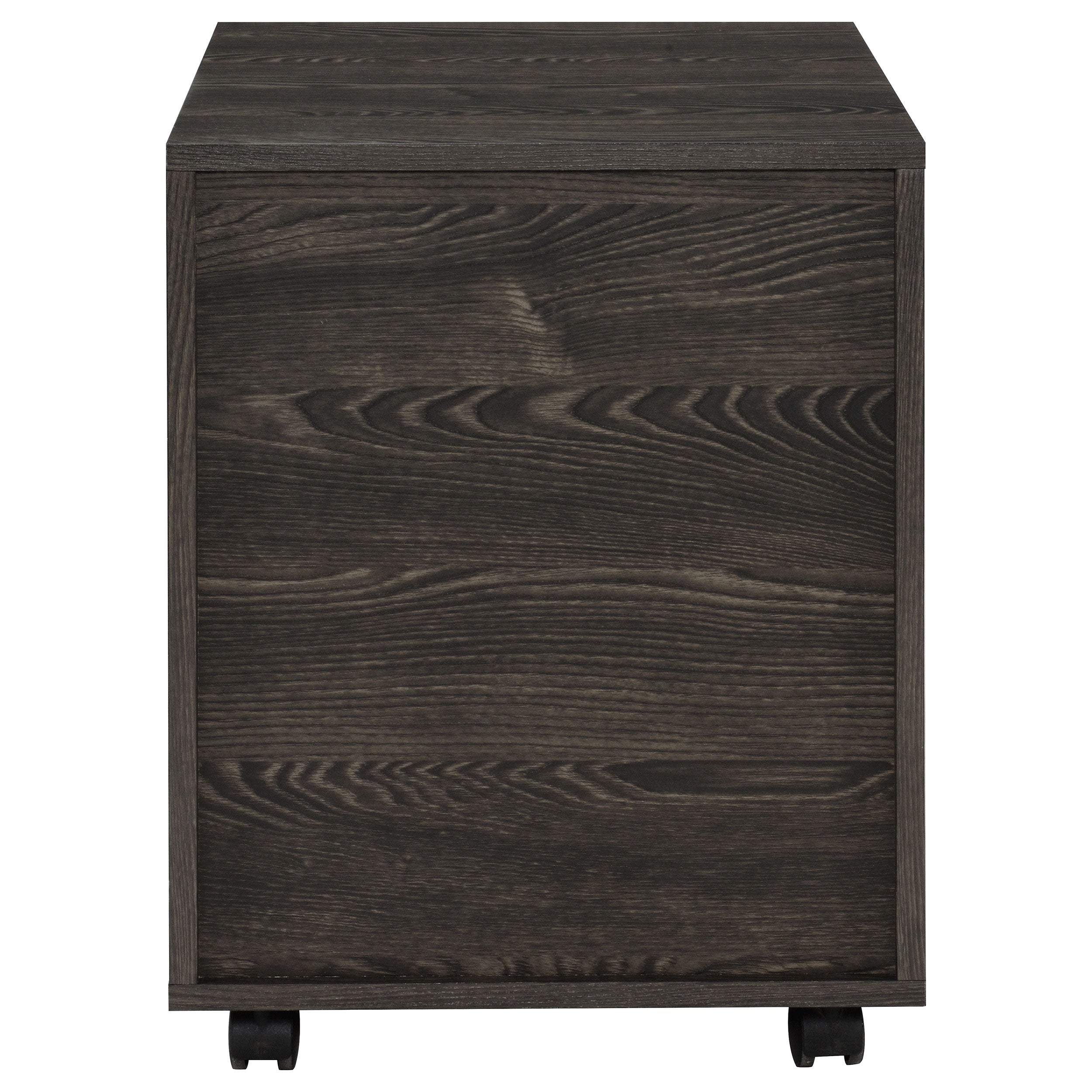 Noorvik 2-drawer Mobile File Cabinet Dark Oak