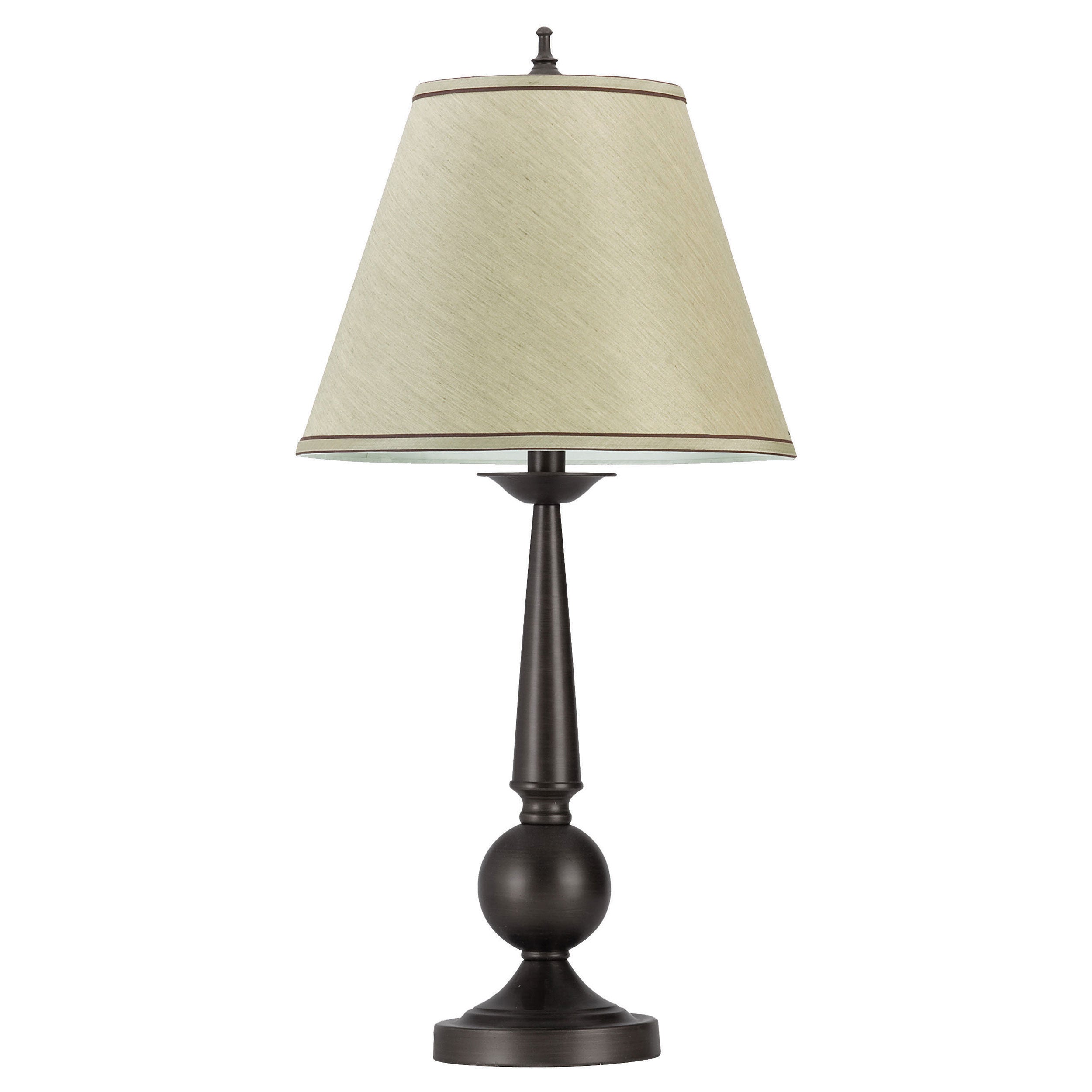 Ochanko Cone shade Table Lamps Bronze and Beige (Set of 2)