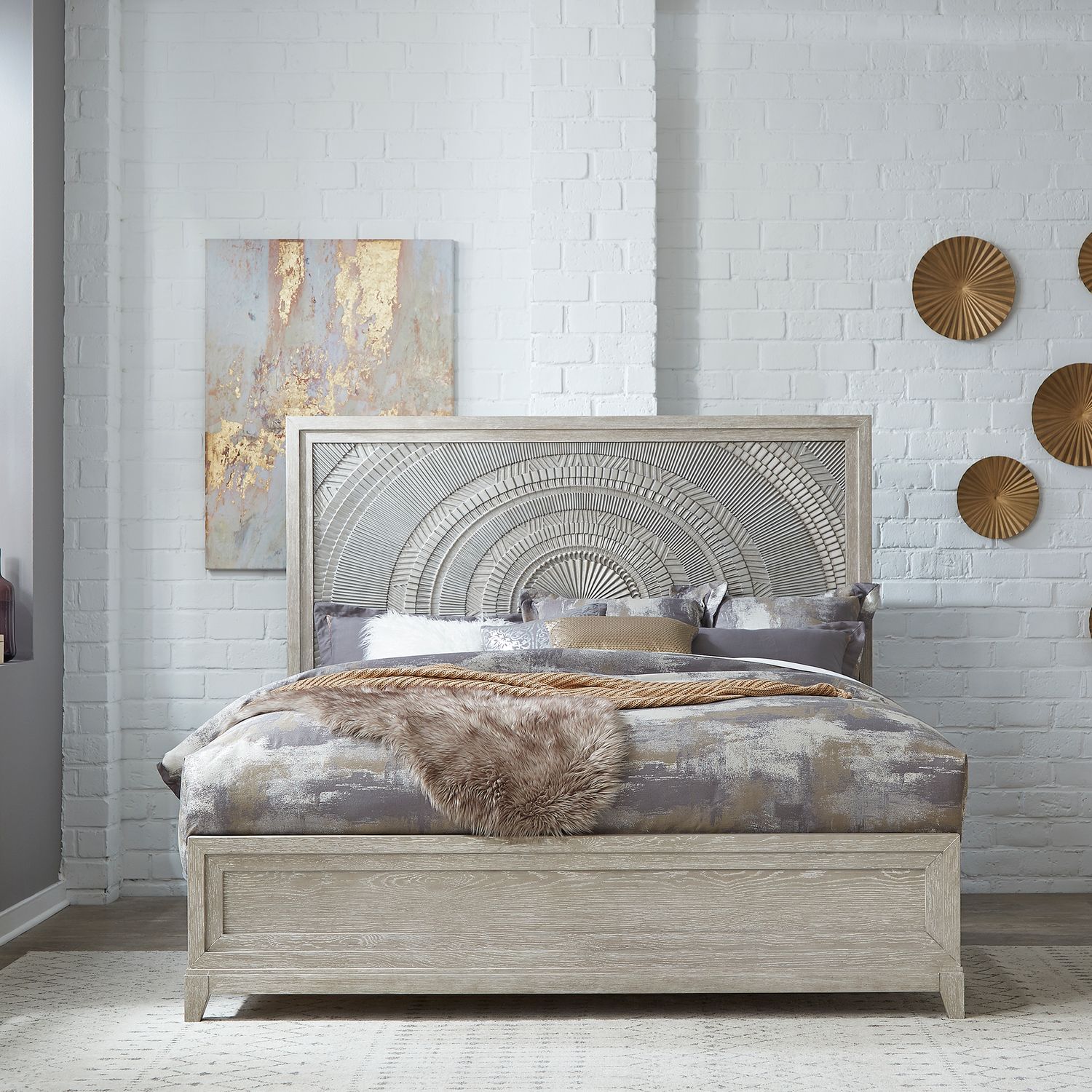 Margarito King California Panel Bed