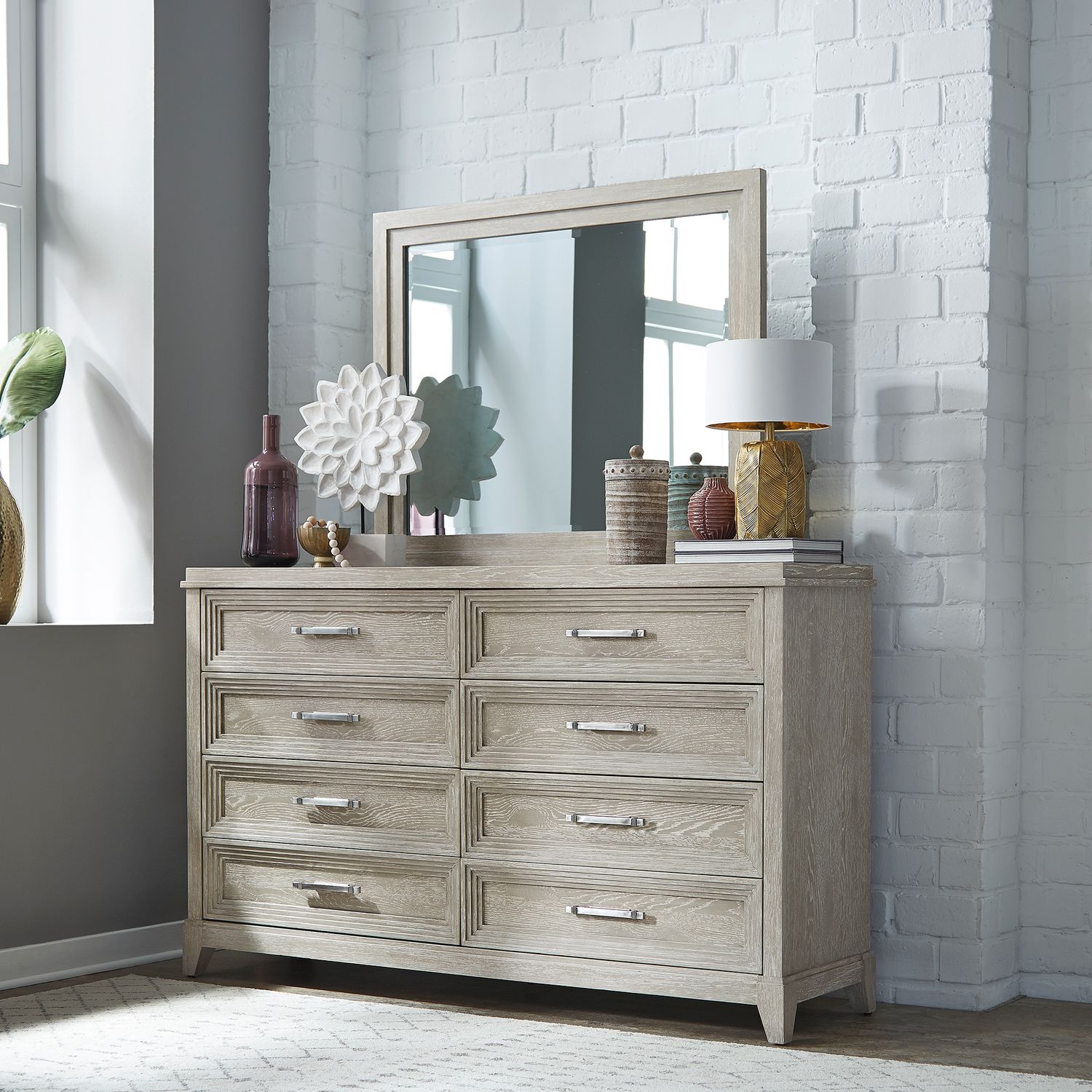 Bowry Dresser & Mirror