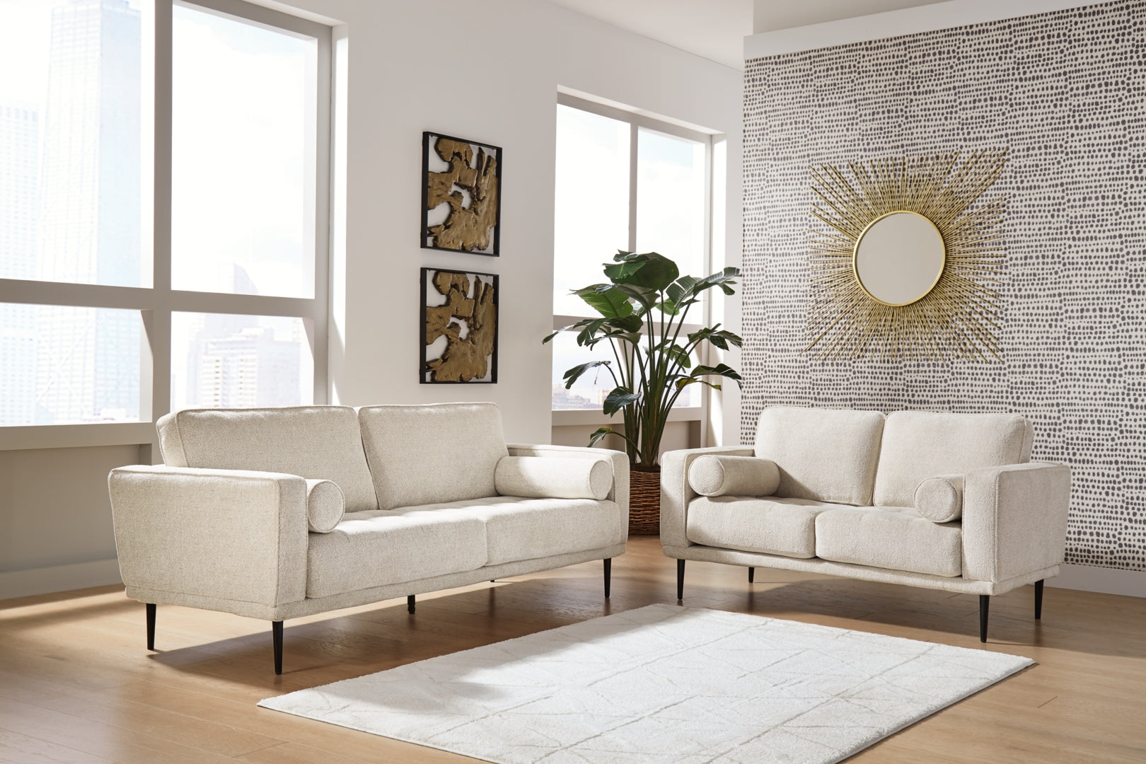 Caladeron Sofa and Loveseat