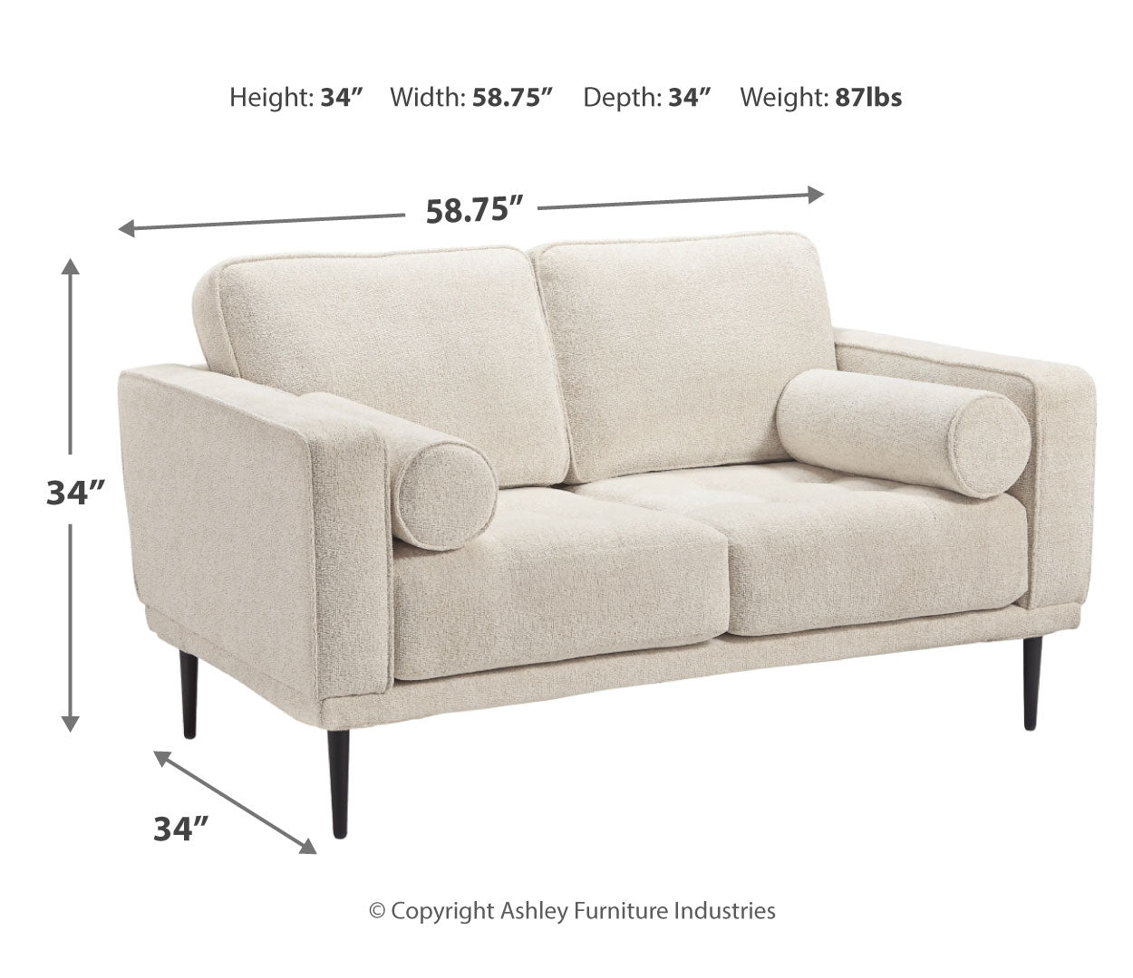 Caladeron Loveseat