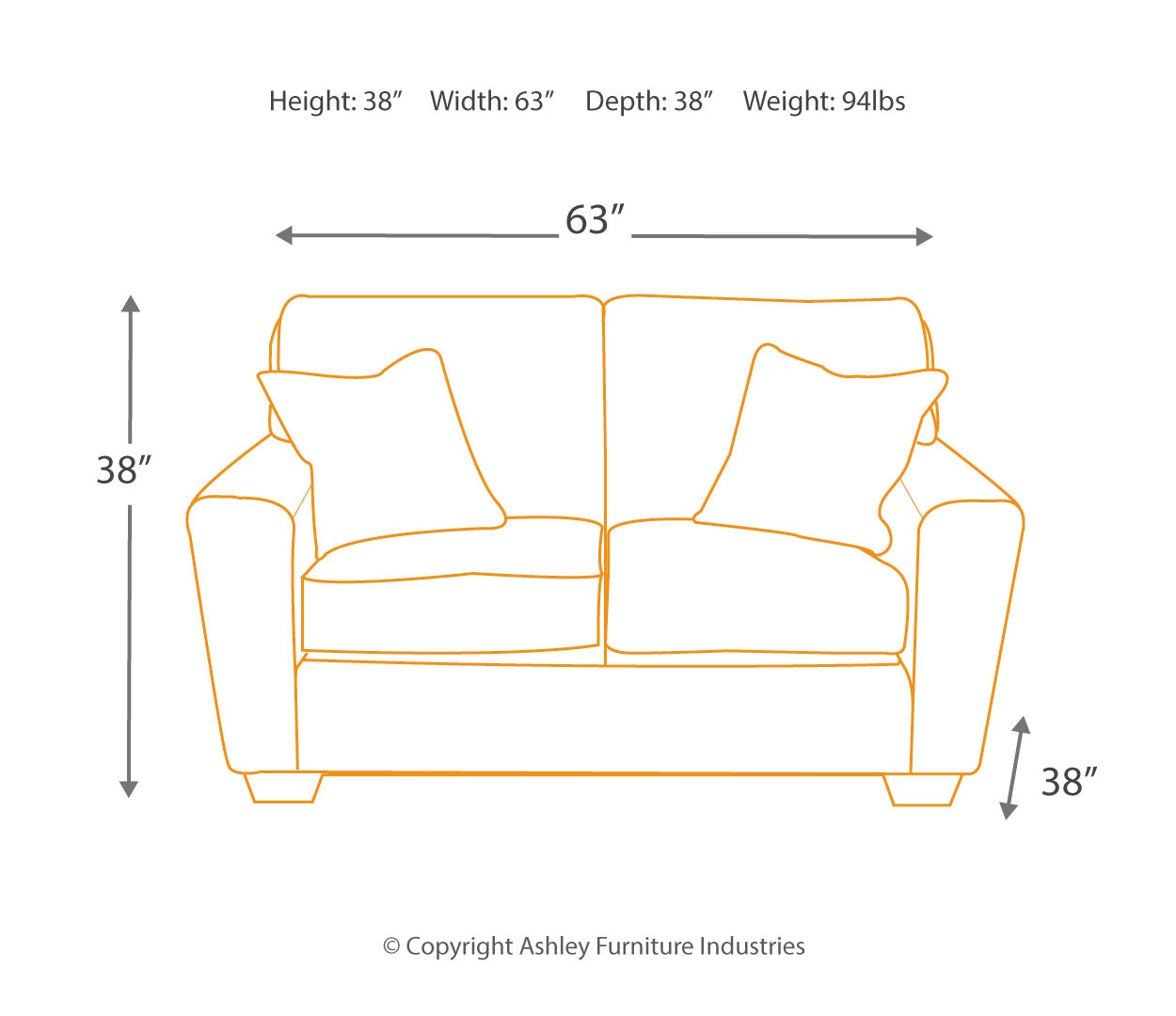 Calicho Loveseat