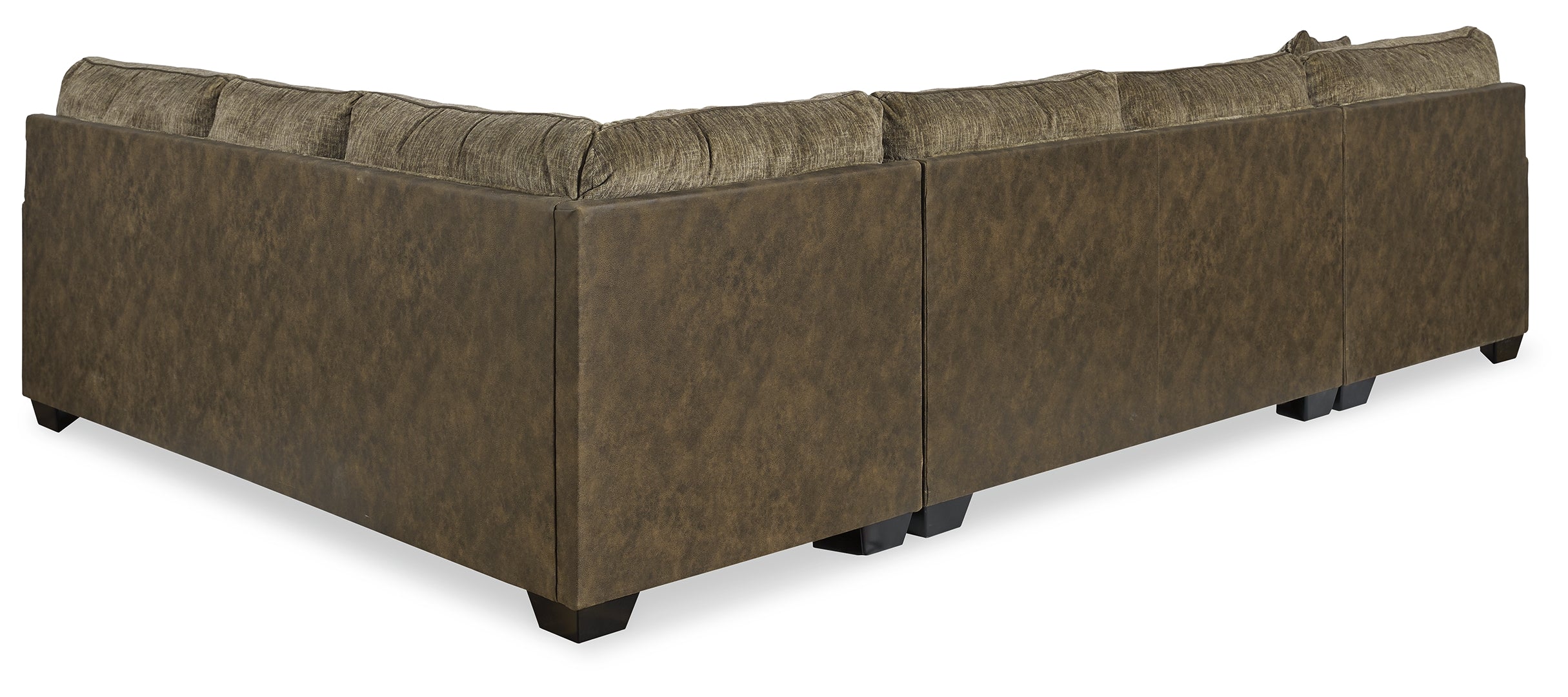 Abalone 3-Piece Sectional with Ottoman