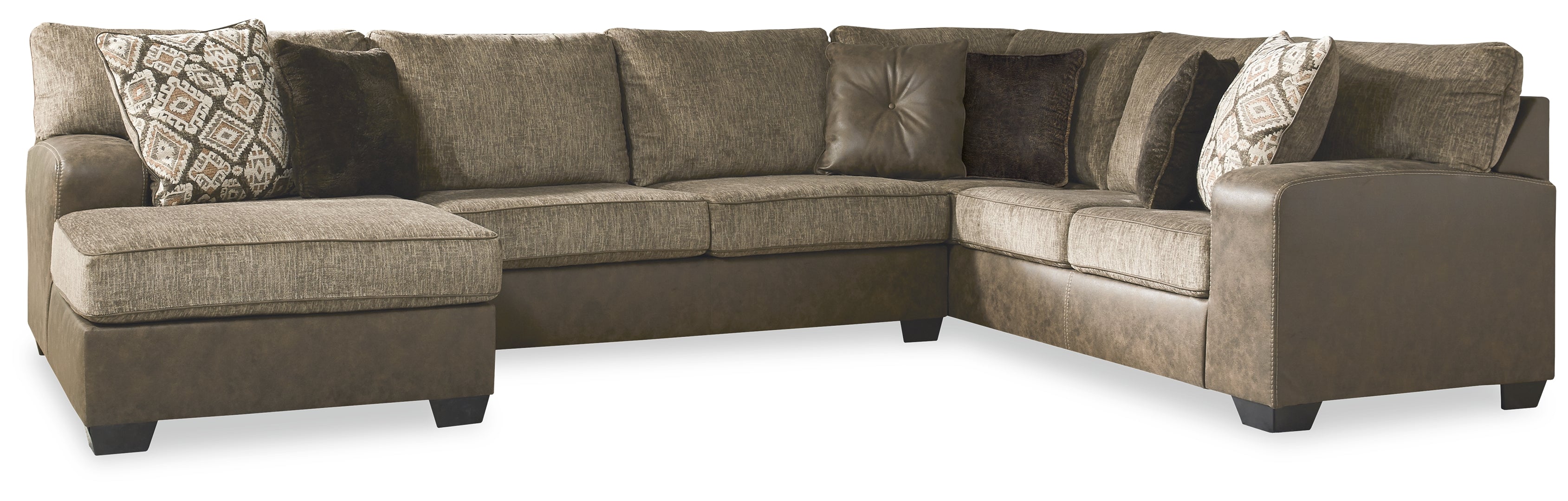 Abalone 3-Piece Sectional with Chaise