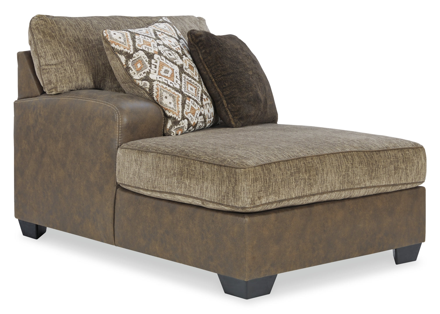 Abalone 3-Piece Sectional with Ottoman