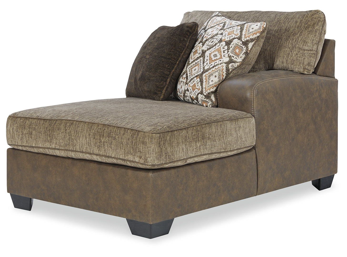 Abalone 3-Piece Sectional with Ottoman