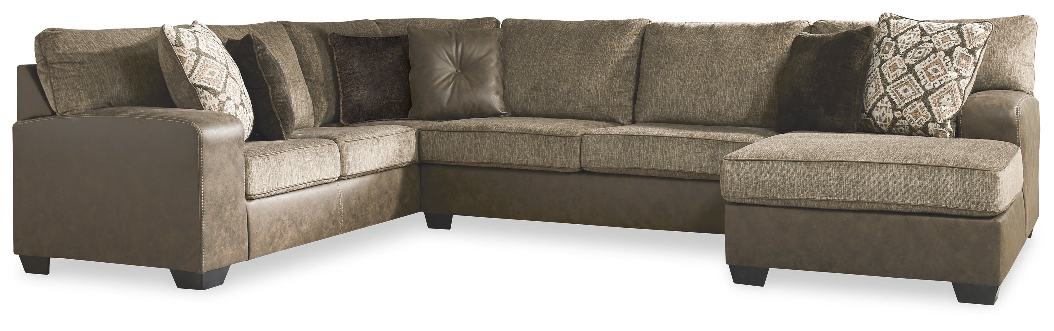 Abalone 3-Piece Sectional with Chaise