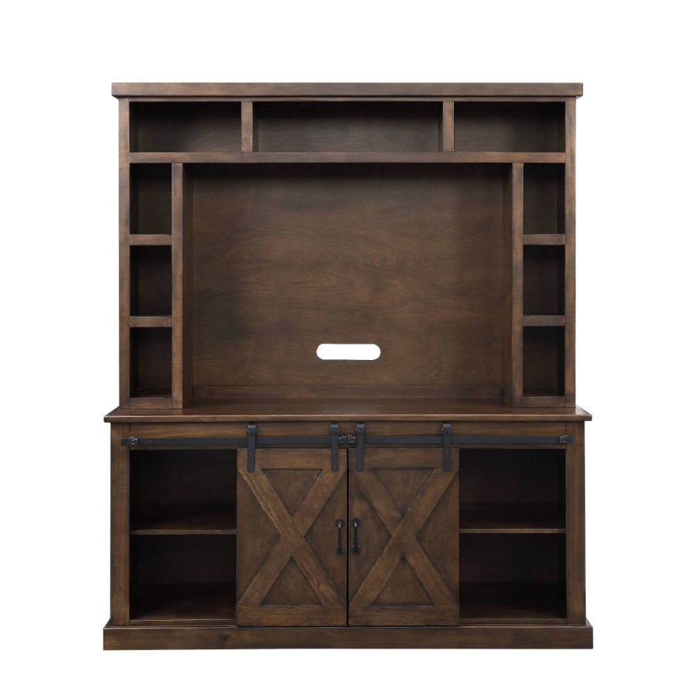 Darrean Entertainment Center TV Stand Include Fire Place