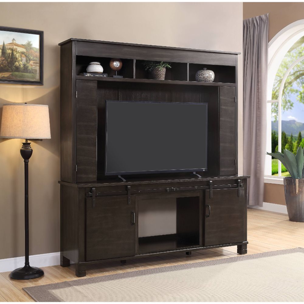 Davilmar Entertainment Center TV Stand Include Fire Place