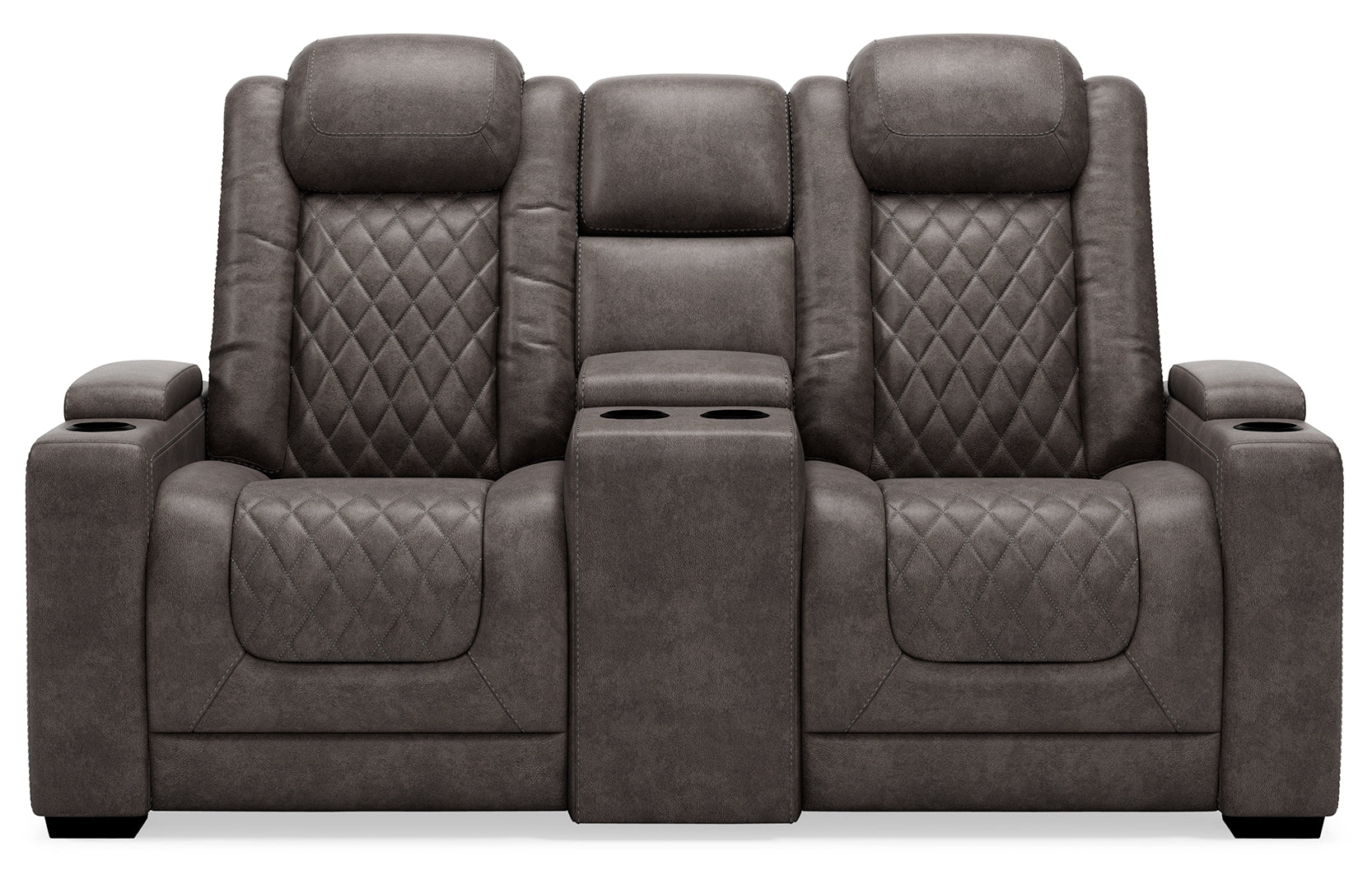 HyllMont Power Reclining Loveseat with Console