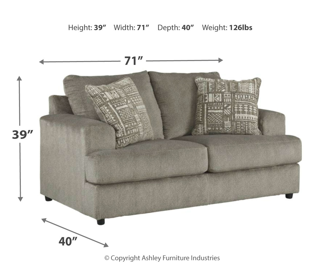 Soletren Sofa and Loveseat