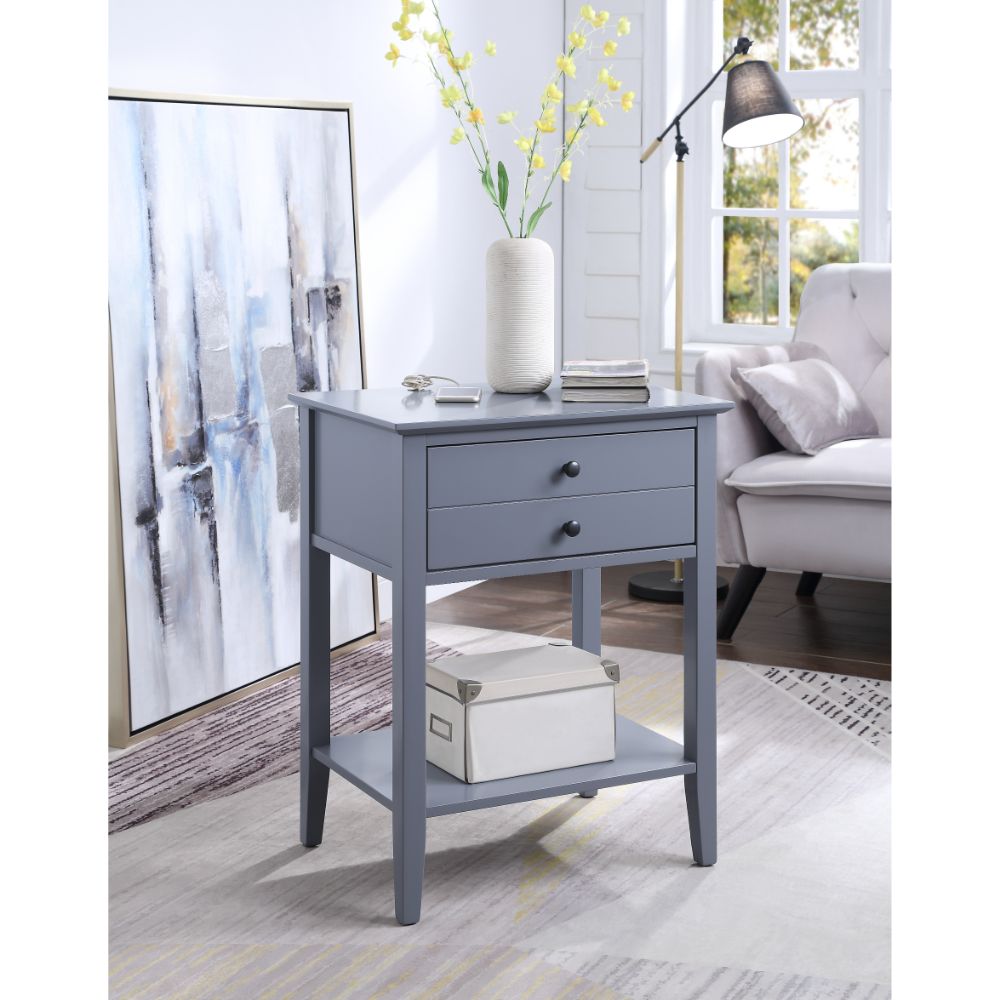 Mahgreb Accent Table W/Usb