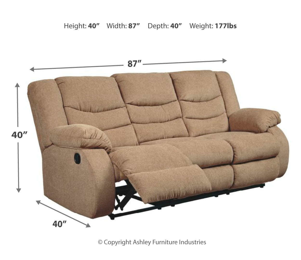 Tulen Reclining Sofa