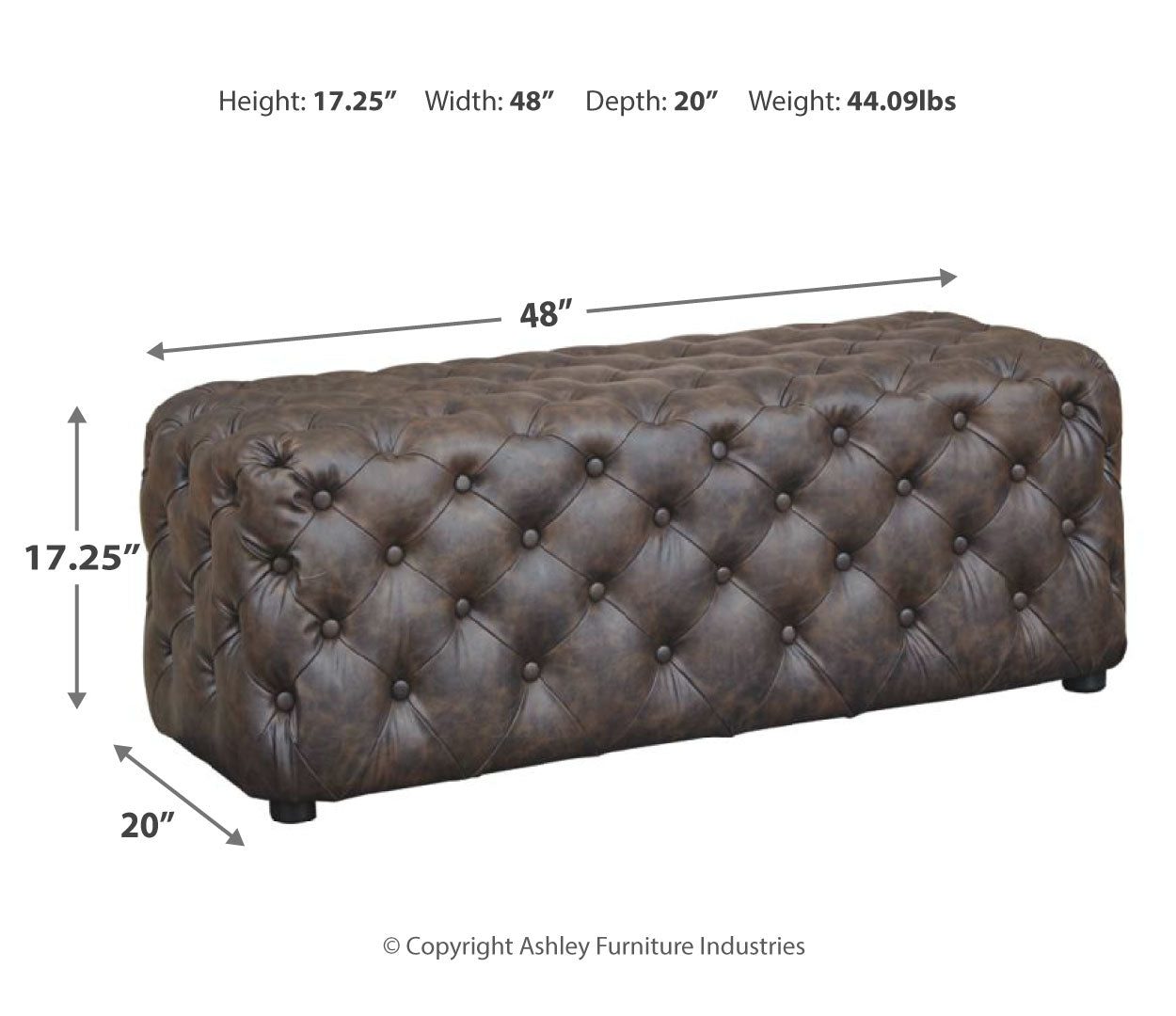 Lister Accent Ottoman