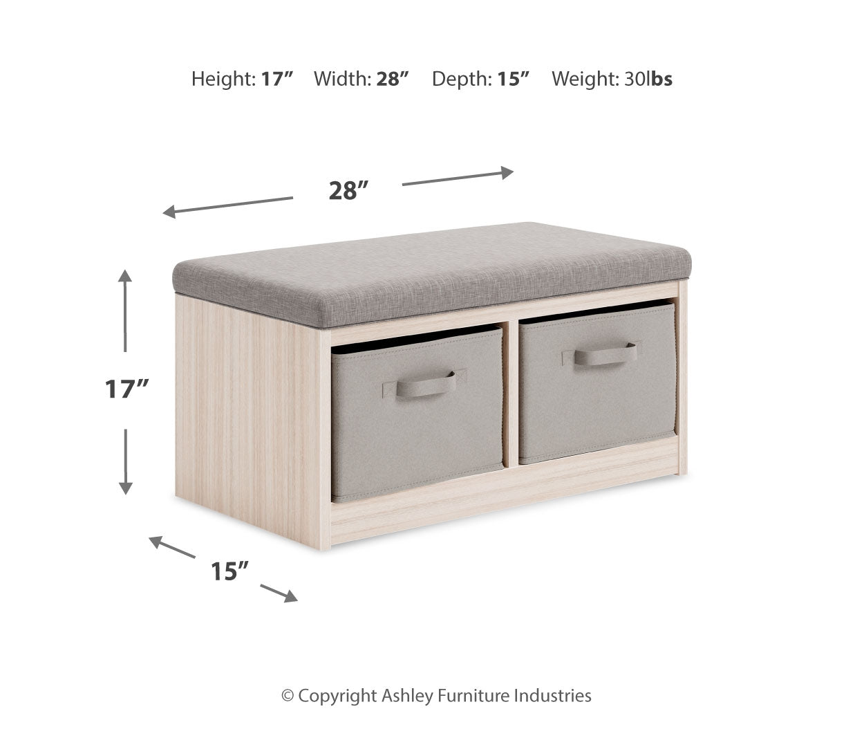 Blariden Storage Bench