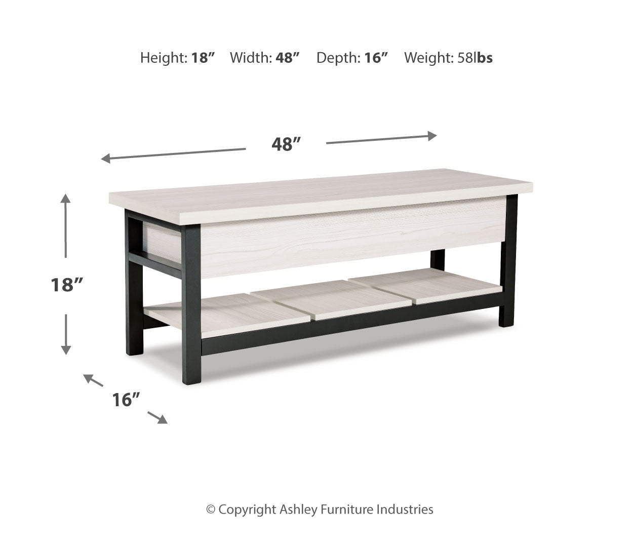 Rhyson Storage Bench