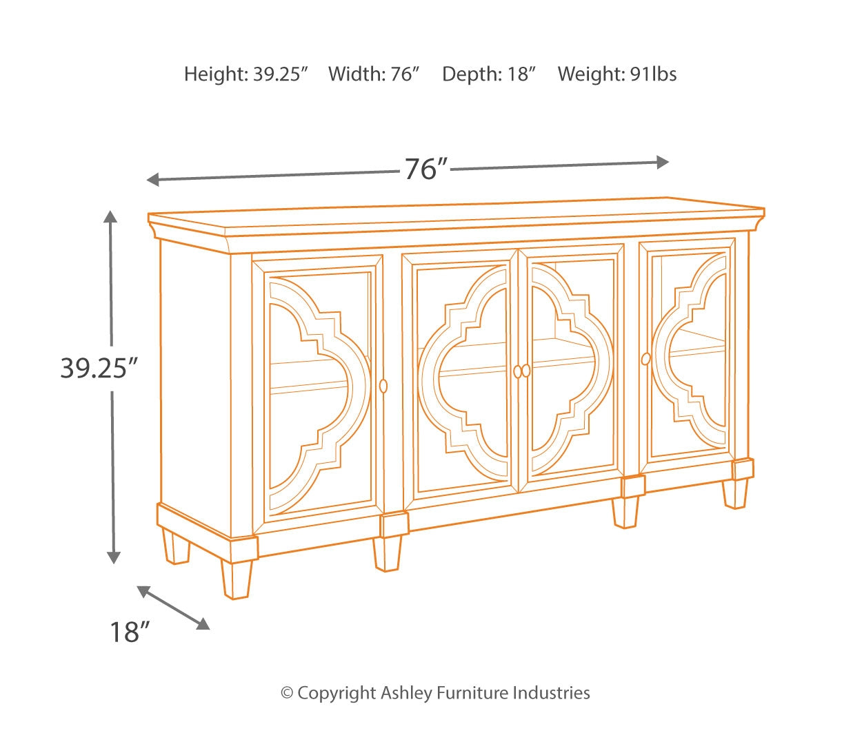 Fossil Ridge Accent Cabinet