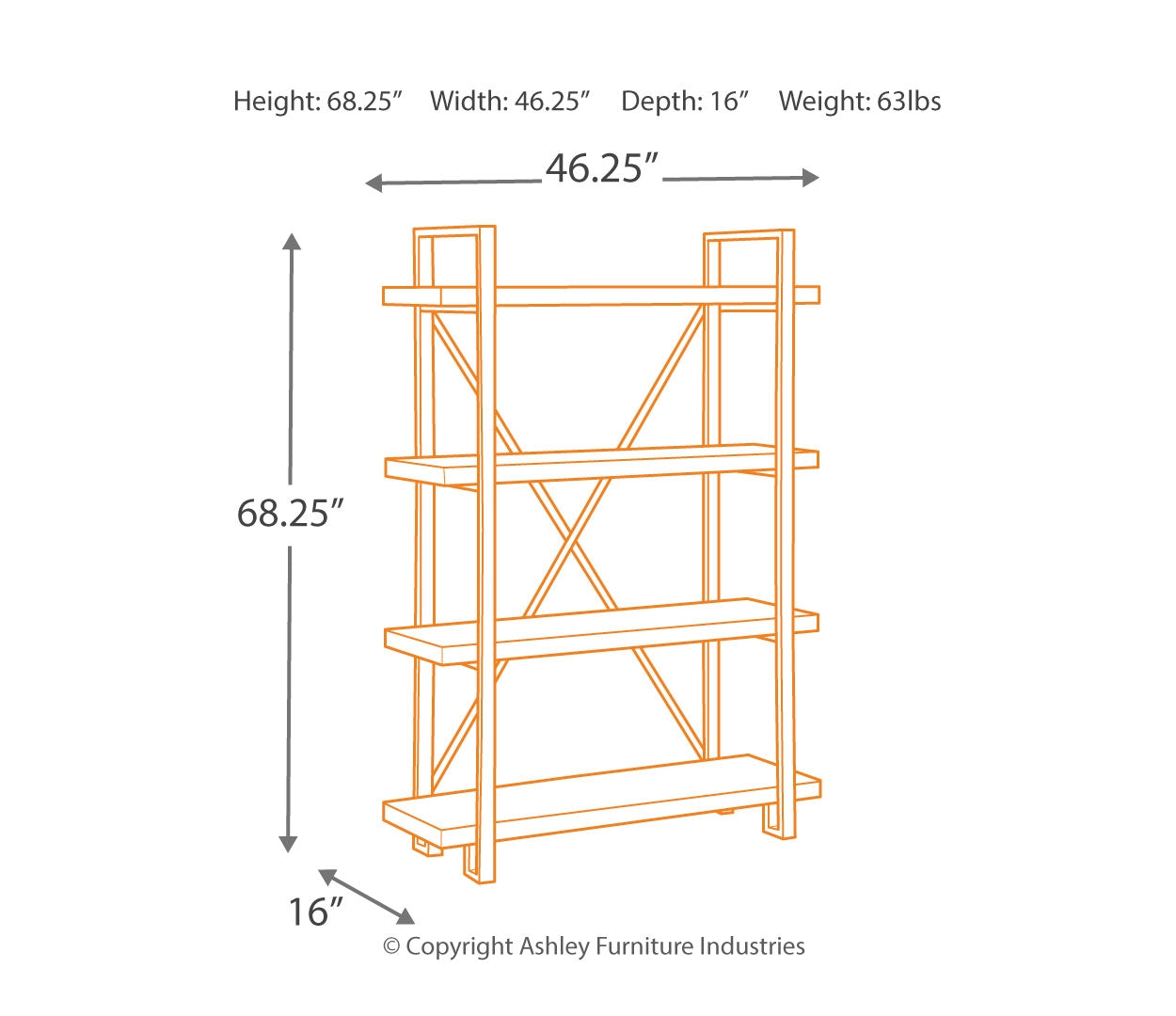 Forestmin Bookcase