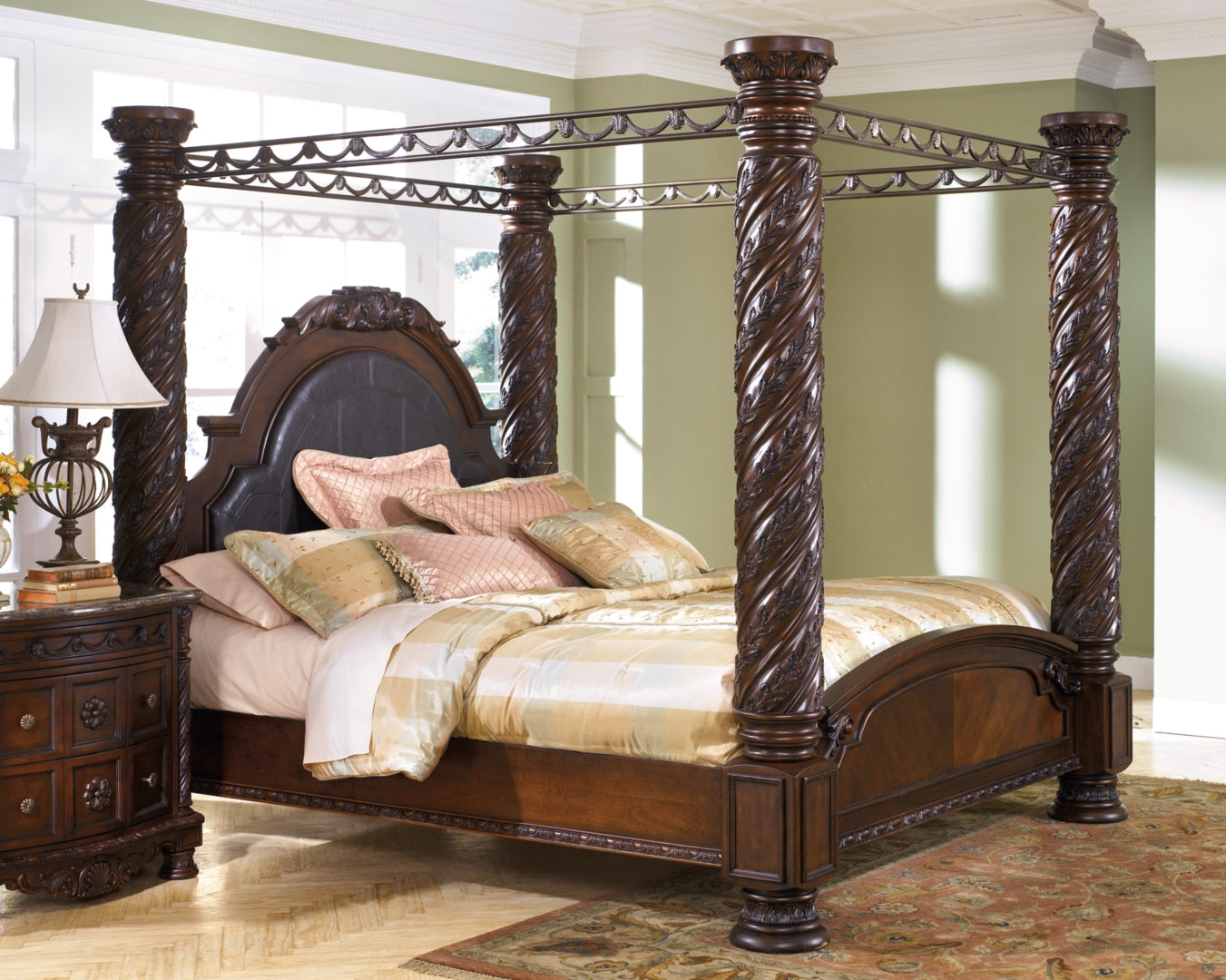 North Shore King Poster Bed with Canopy