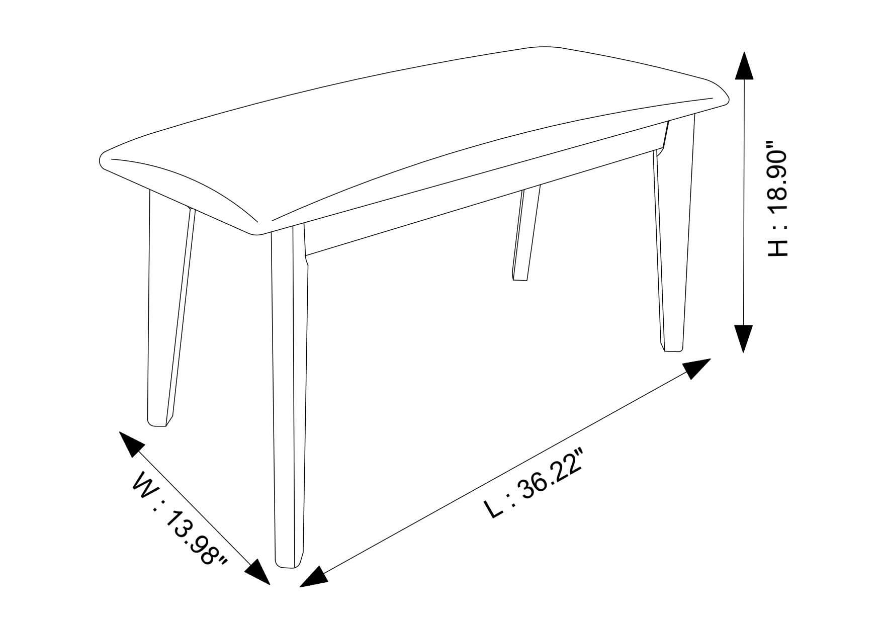 Abbott Dining set with 2 Gray Abbott Benches Small