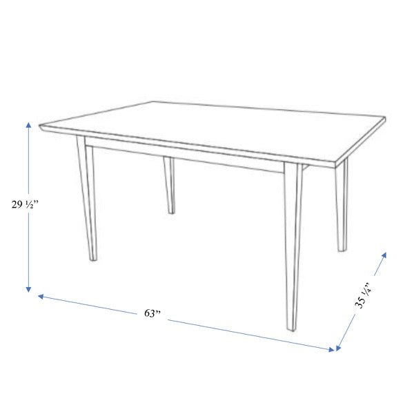 Adira White Top Walnut Large Dining Table