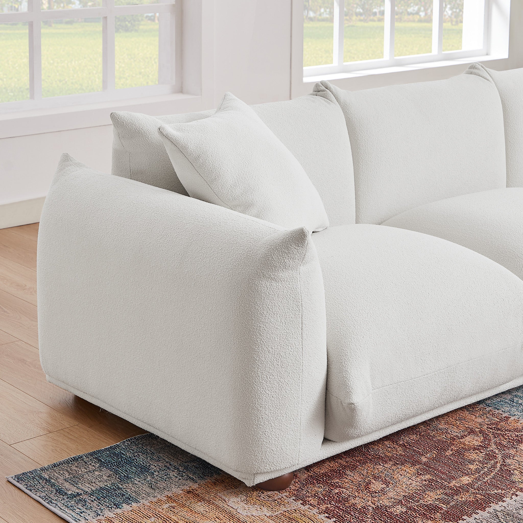 Archer Cream Boucle Sofa