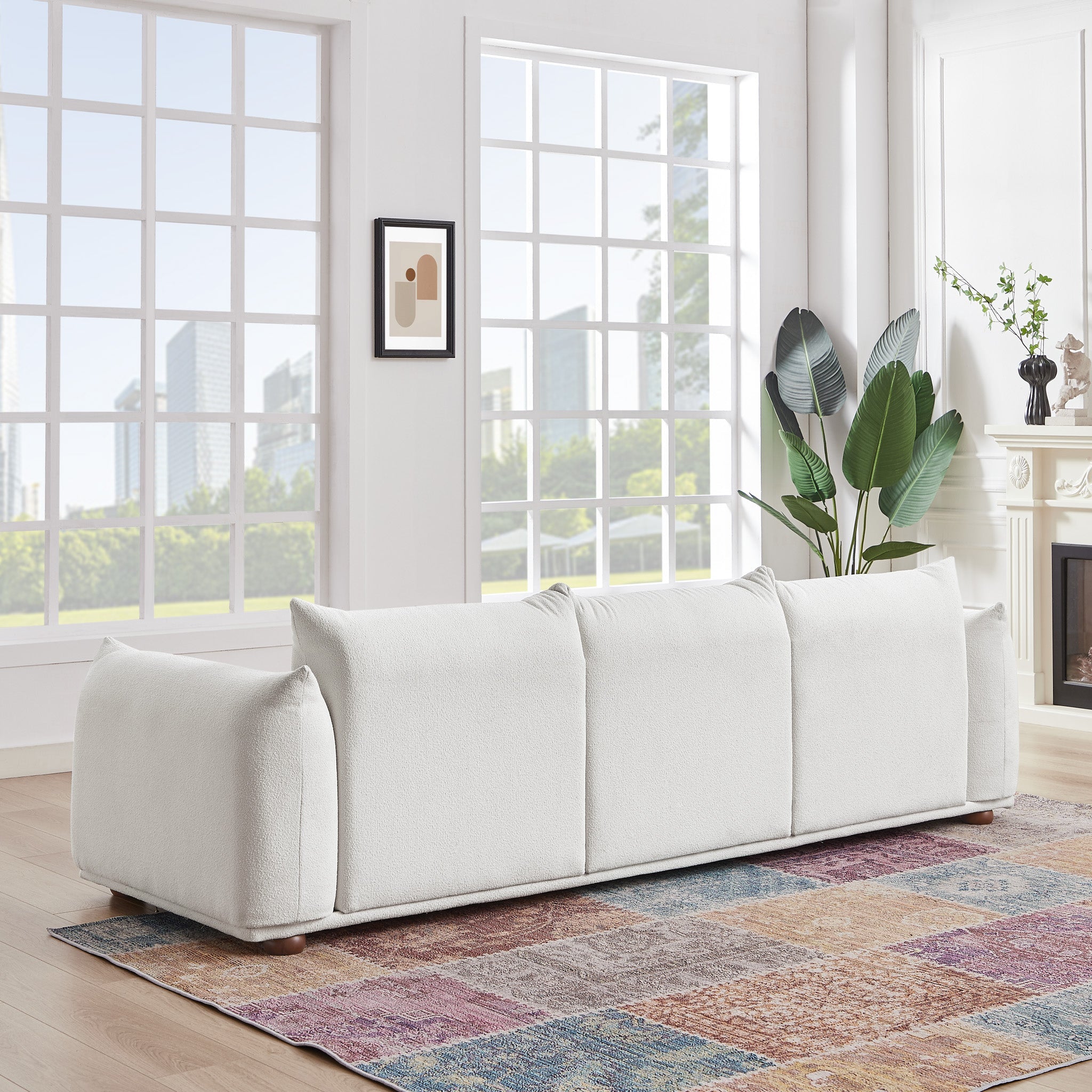 Archer Cream Boucle Sofa