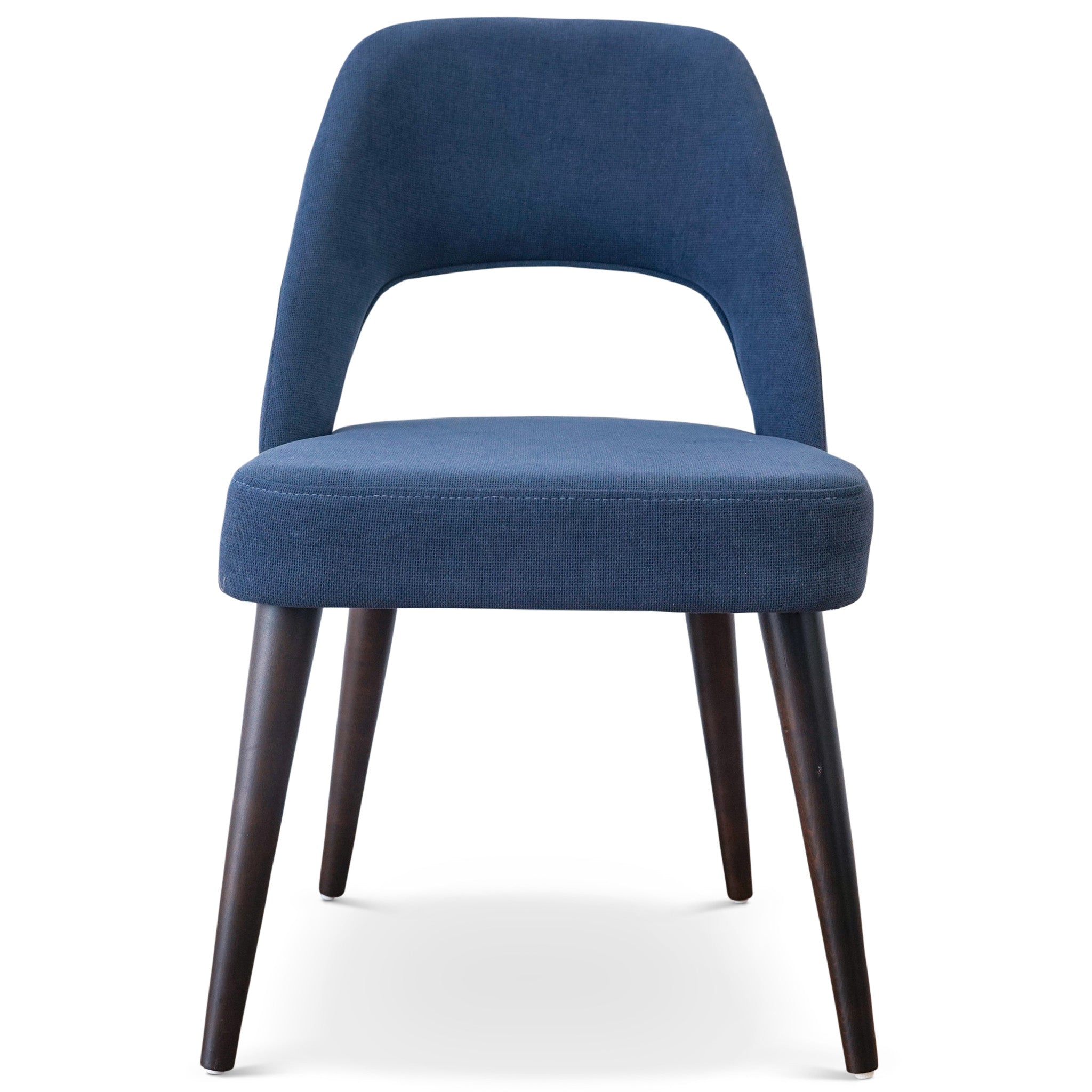 Ariana Modern Dining Chair Navy Blue Fabric