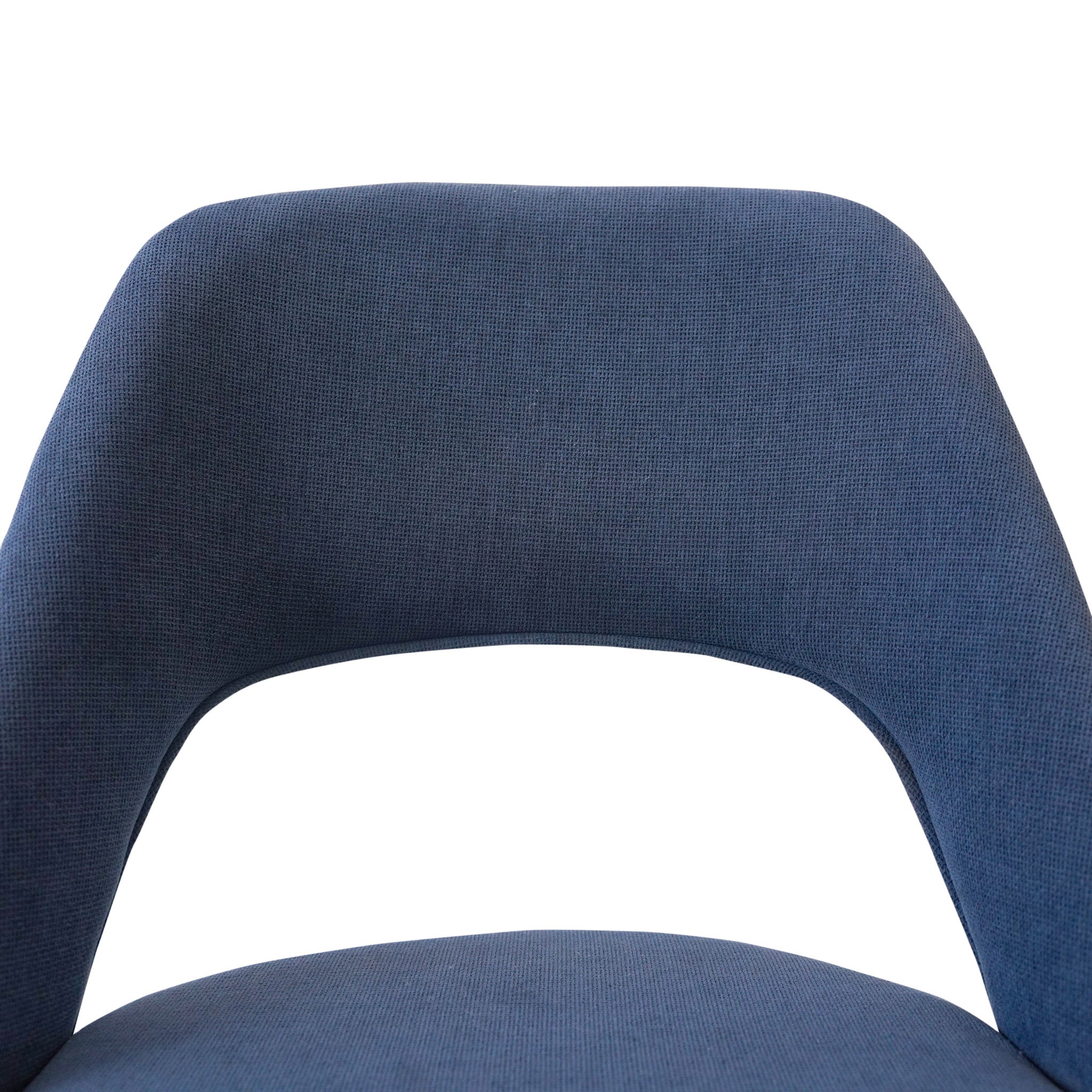 Ariana Modern Dining Chair Navy Blue Fabric