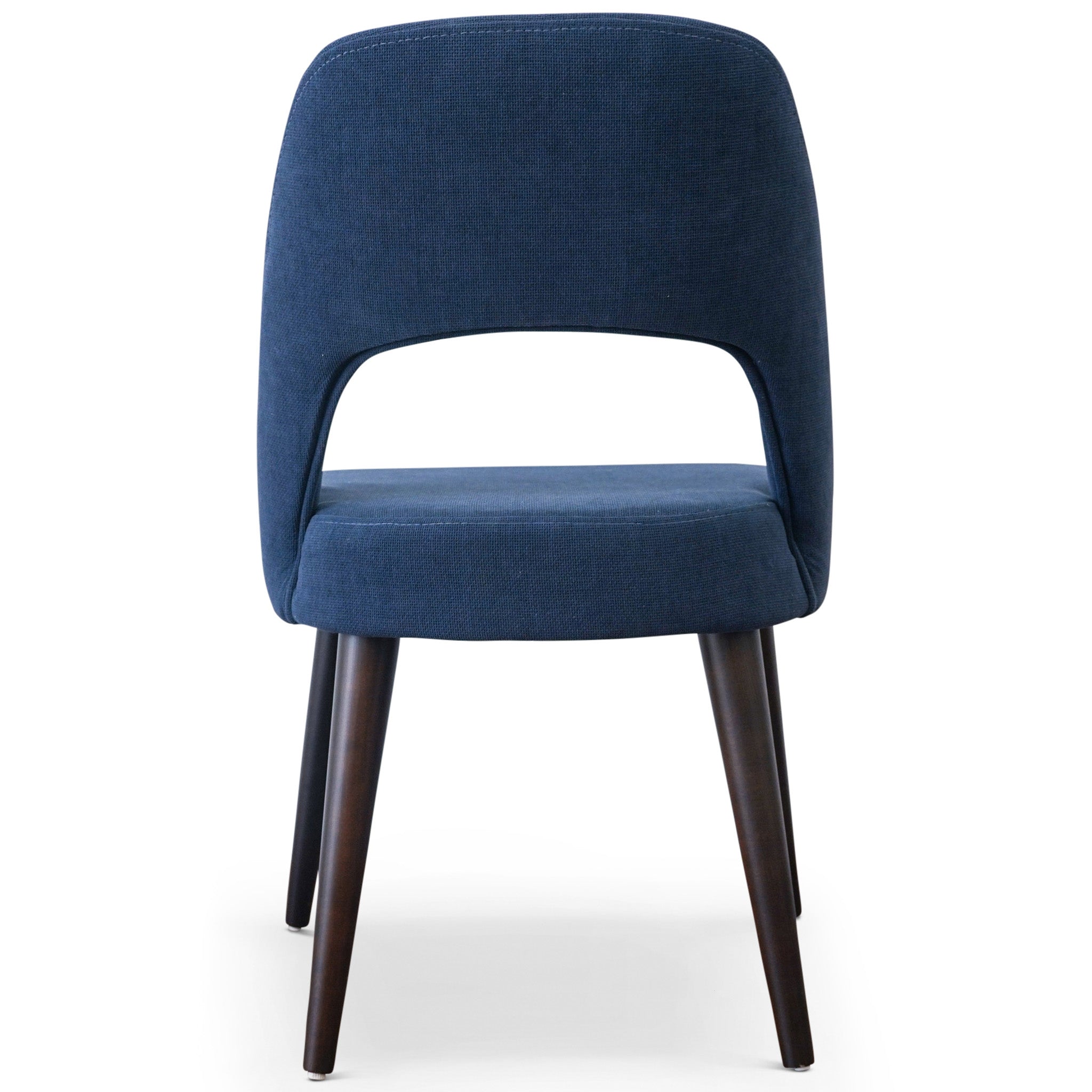 Ariana Modern Dining Chair Navy Blue Fabric