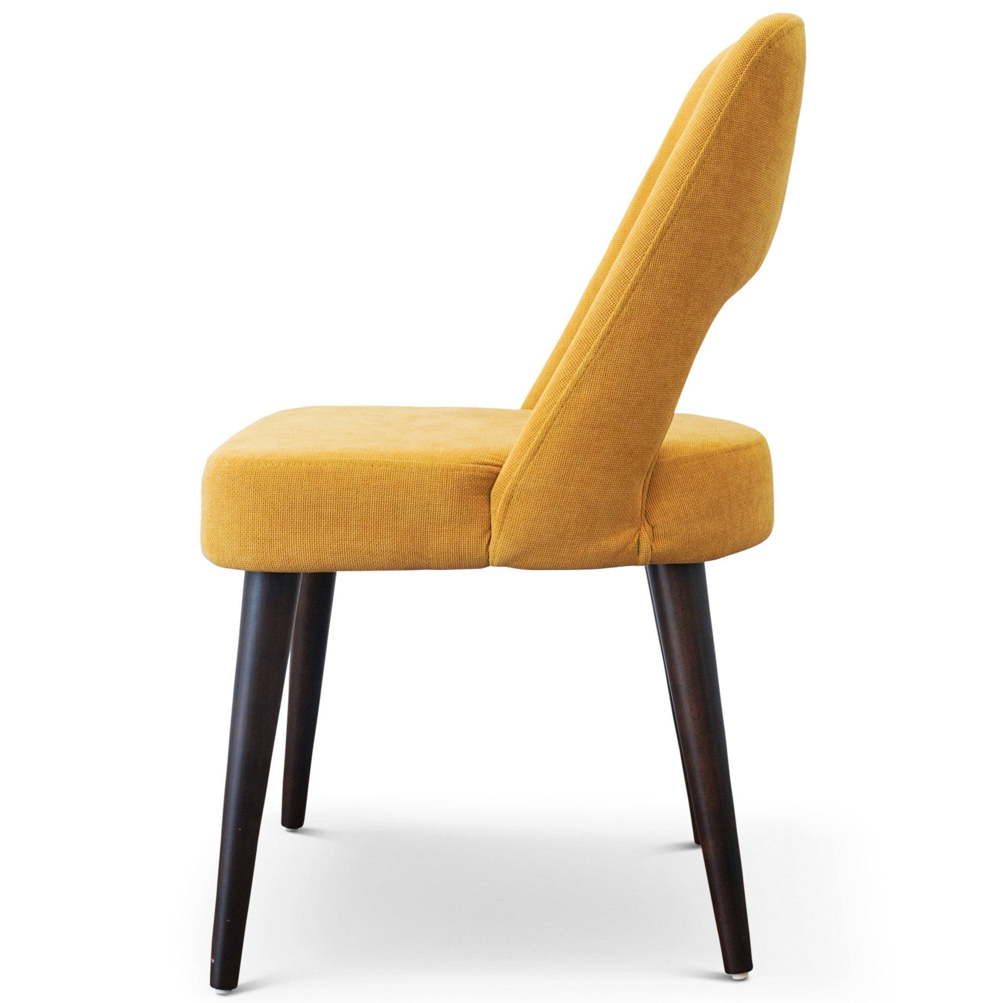 Ariana Mid Century Modern Yellow Dining Chair