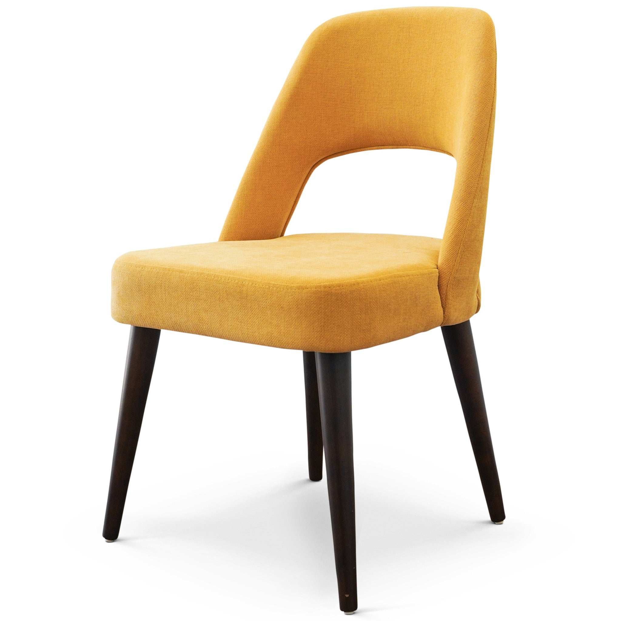 Ariana Mid Century Modern Yellow Dining Chair