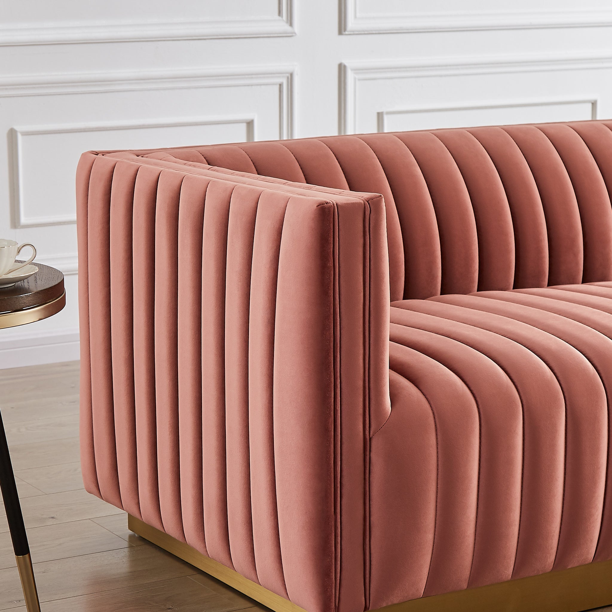 Atlanta Sofa Coral Velvet