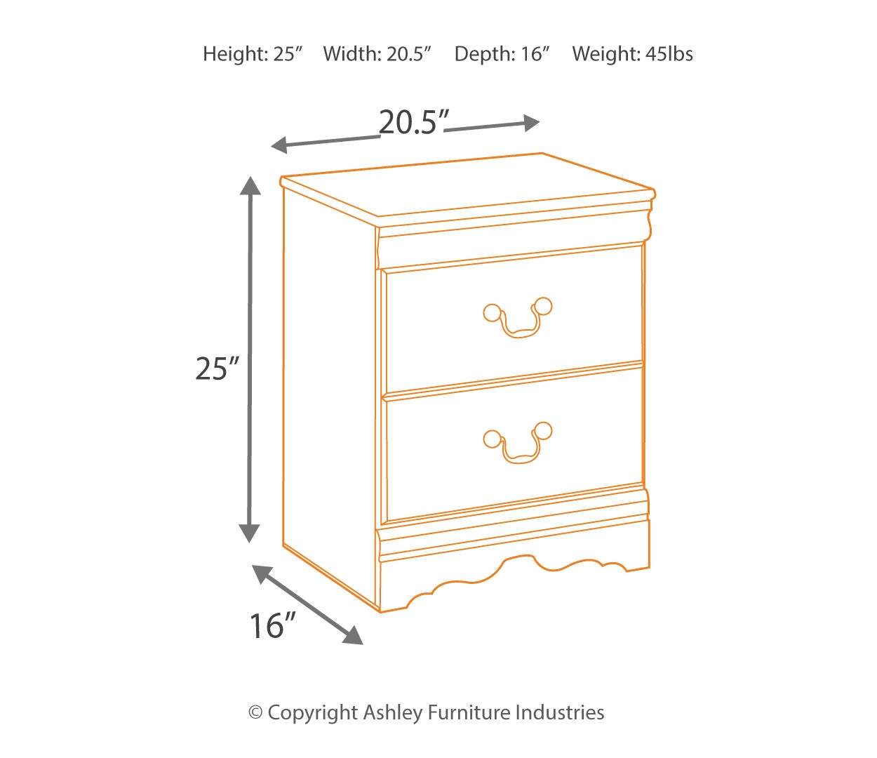 Huey Vineyard Nightstand