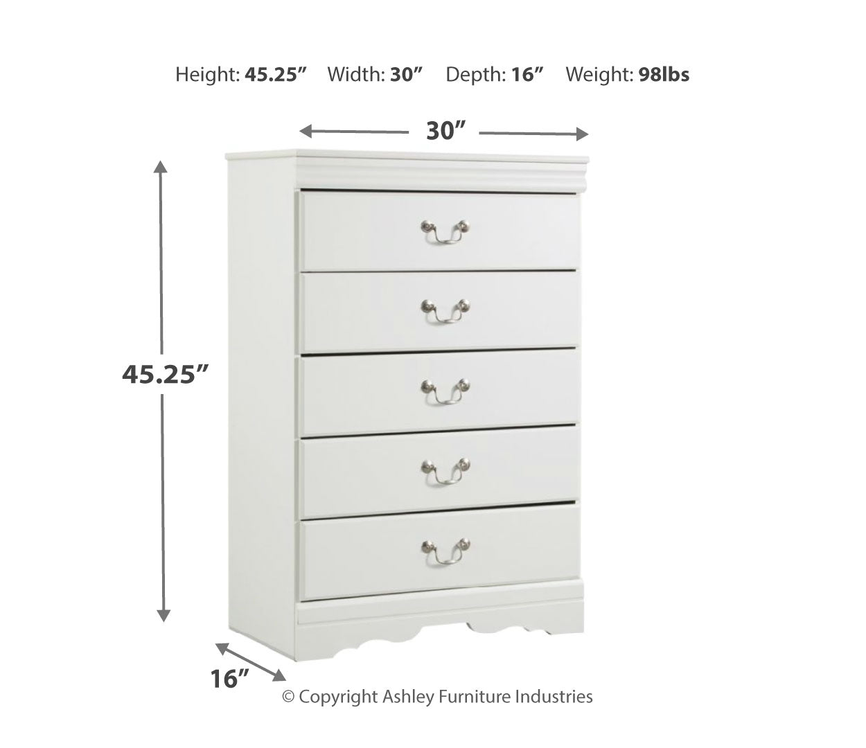 Anarasia Chest of Drawers