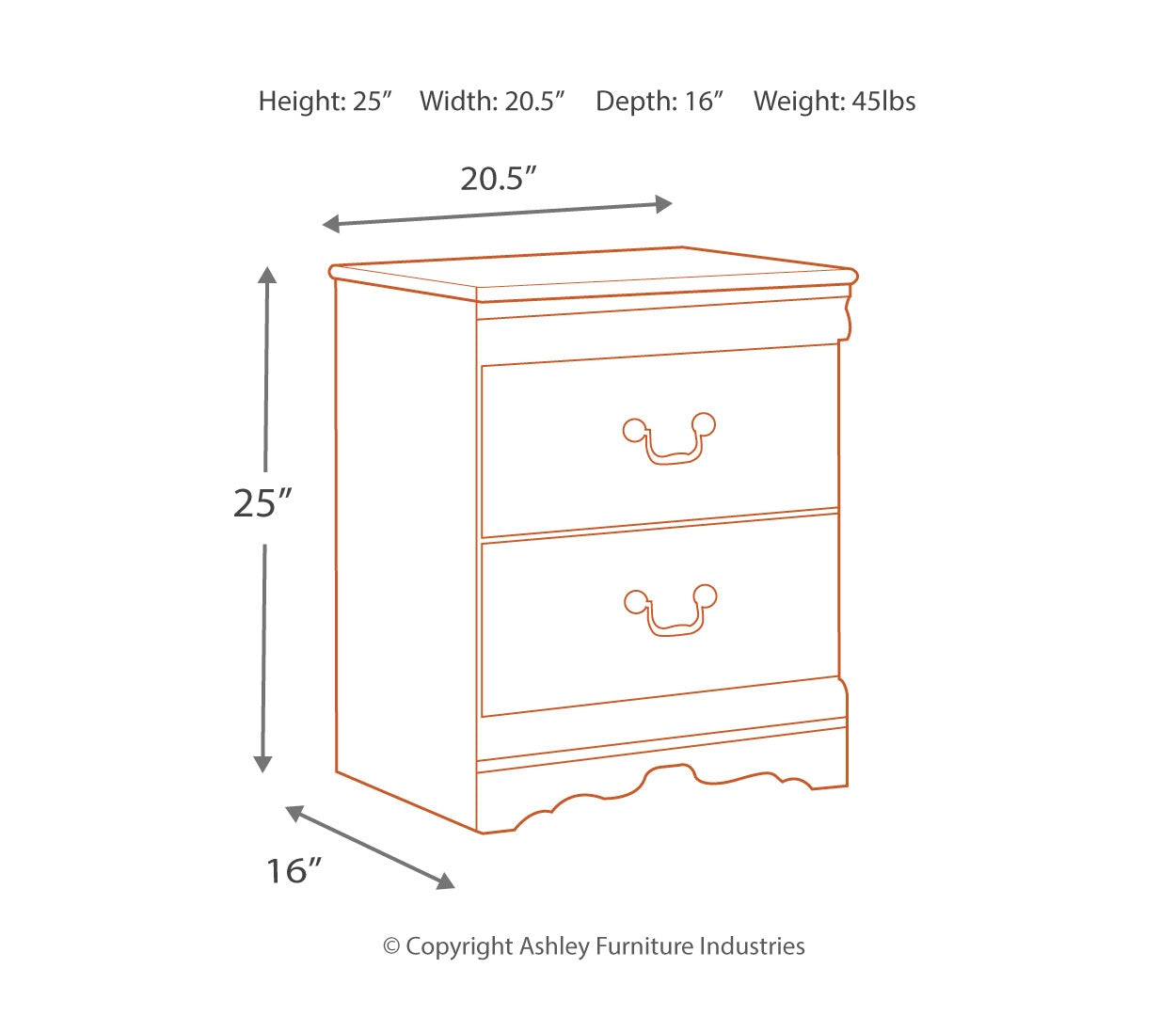 Anarasia Nightstand