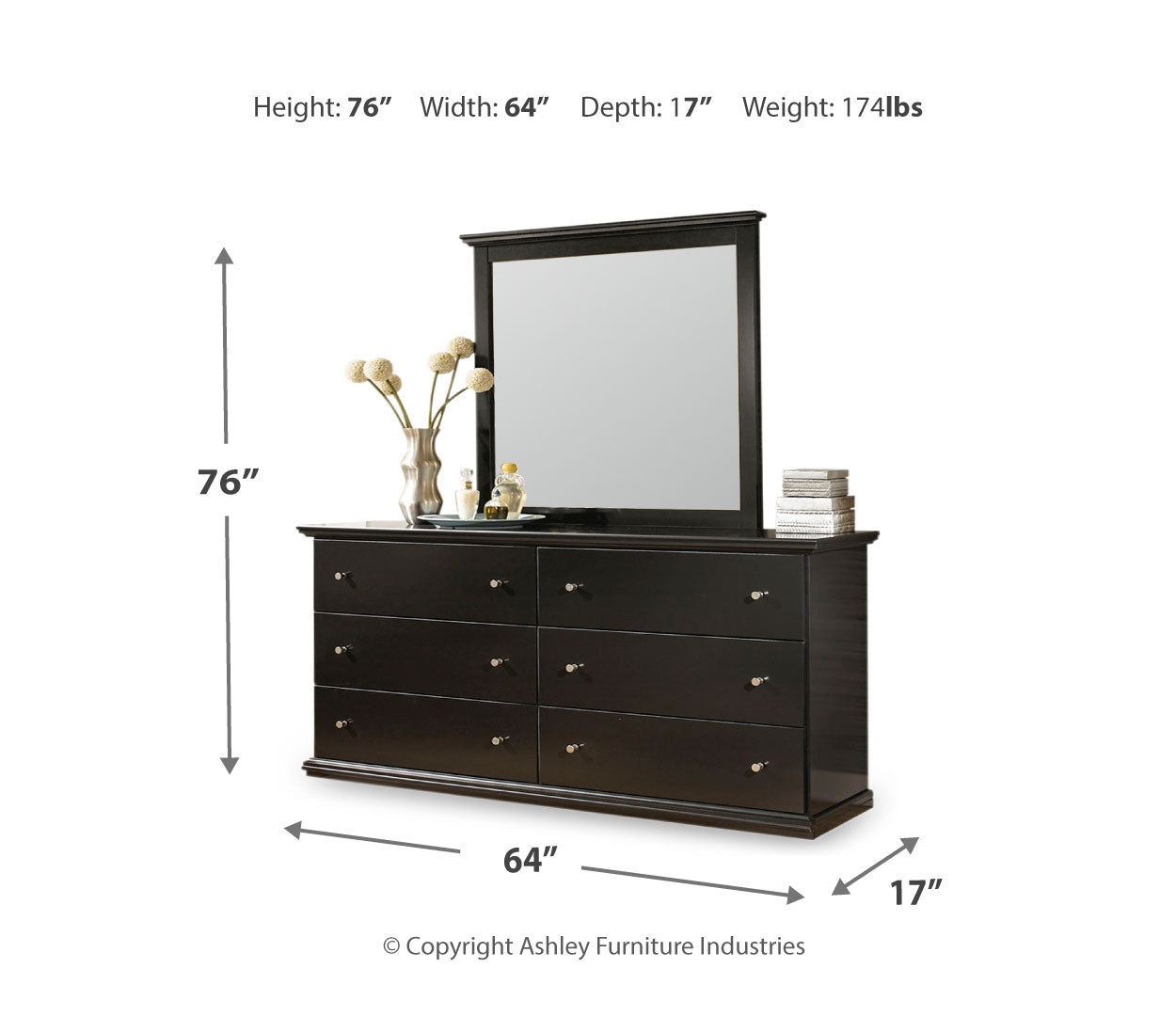 Maribel Dresser and Mirror