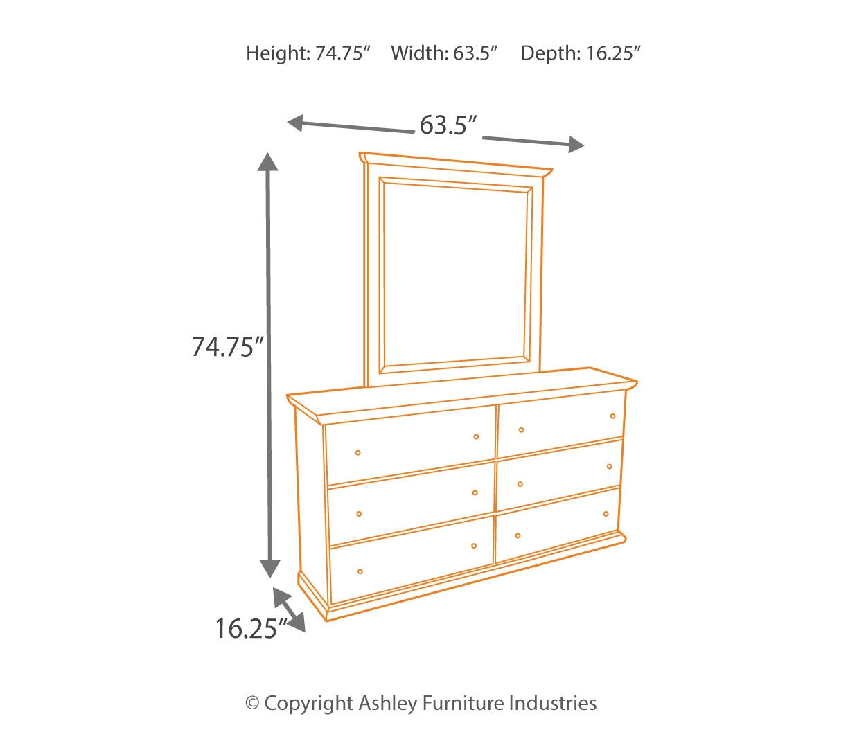 Bostwick Shoals Queen Panel Bed with Dresser