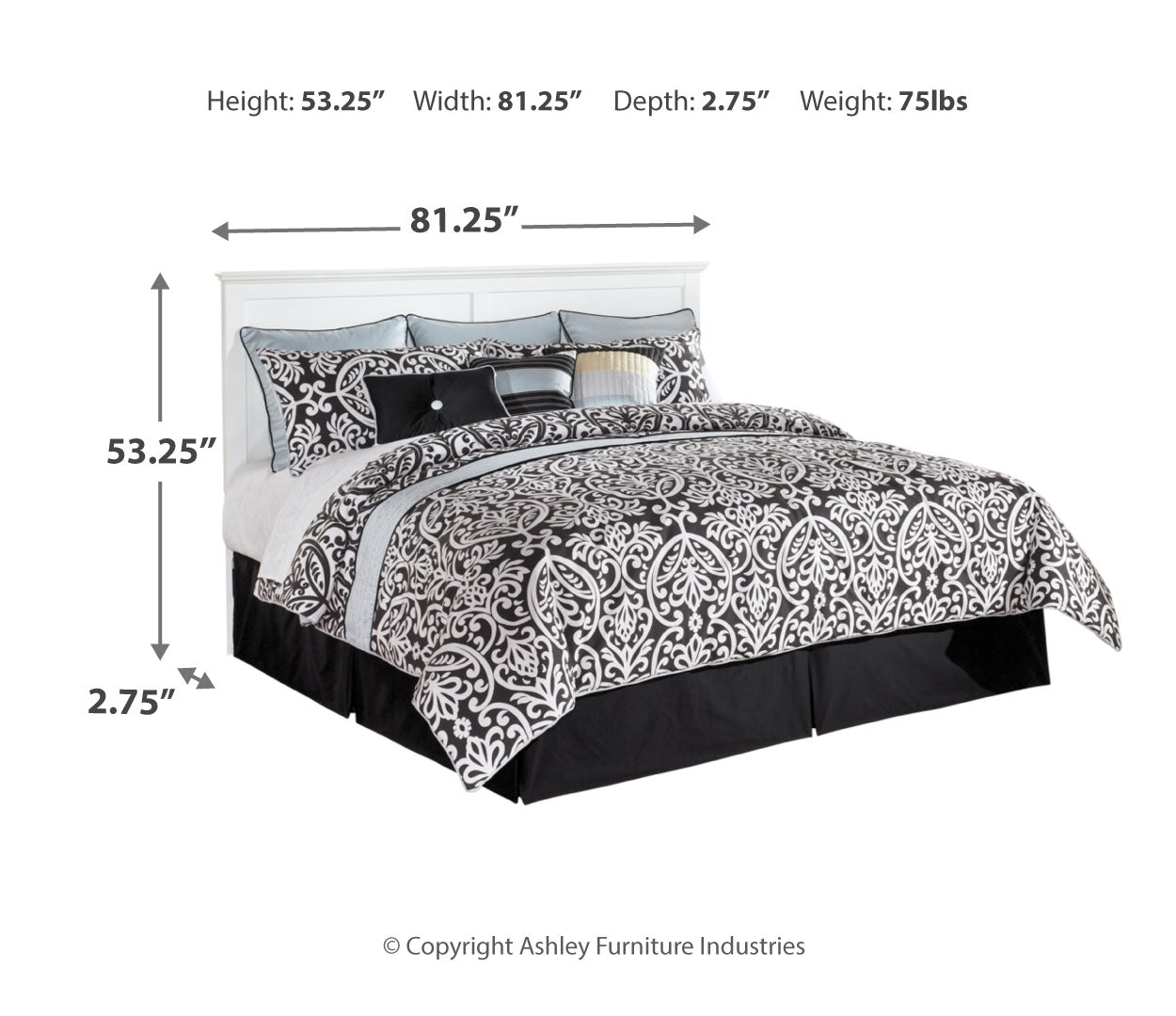 Bostwick Shoals King/California King Panel Headboard Bed with Dresser