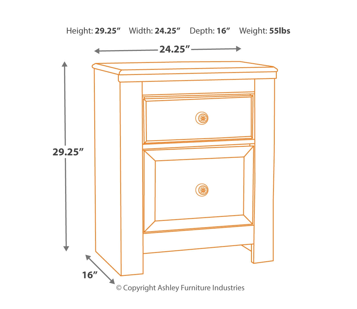 Paxberry Nightstand