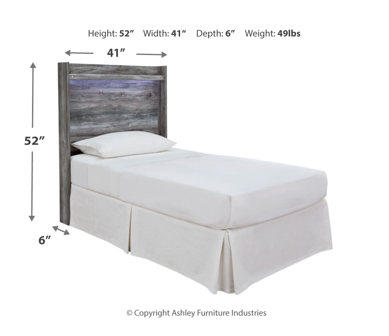 Baystorm Twin Panel Headboard