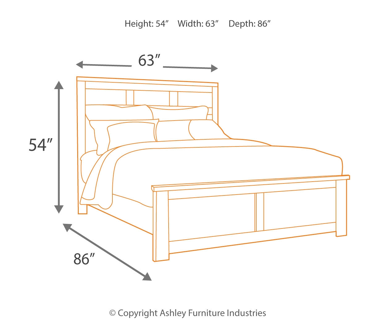 Juararo Queen Panel Bed with Dresser