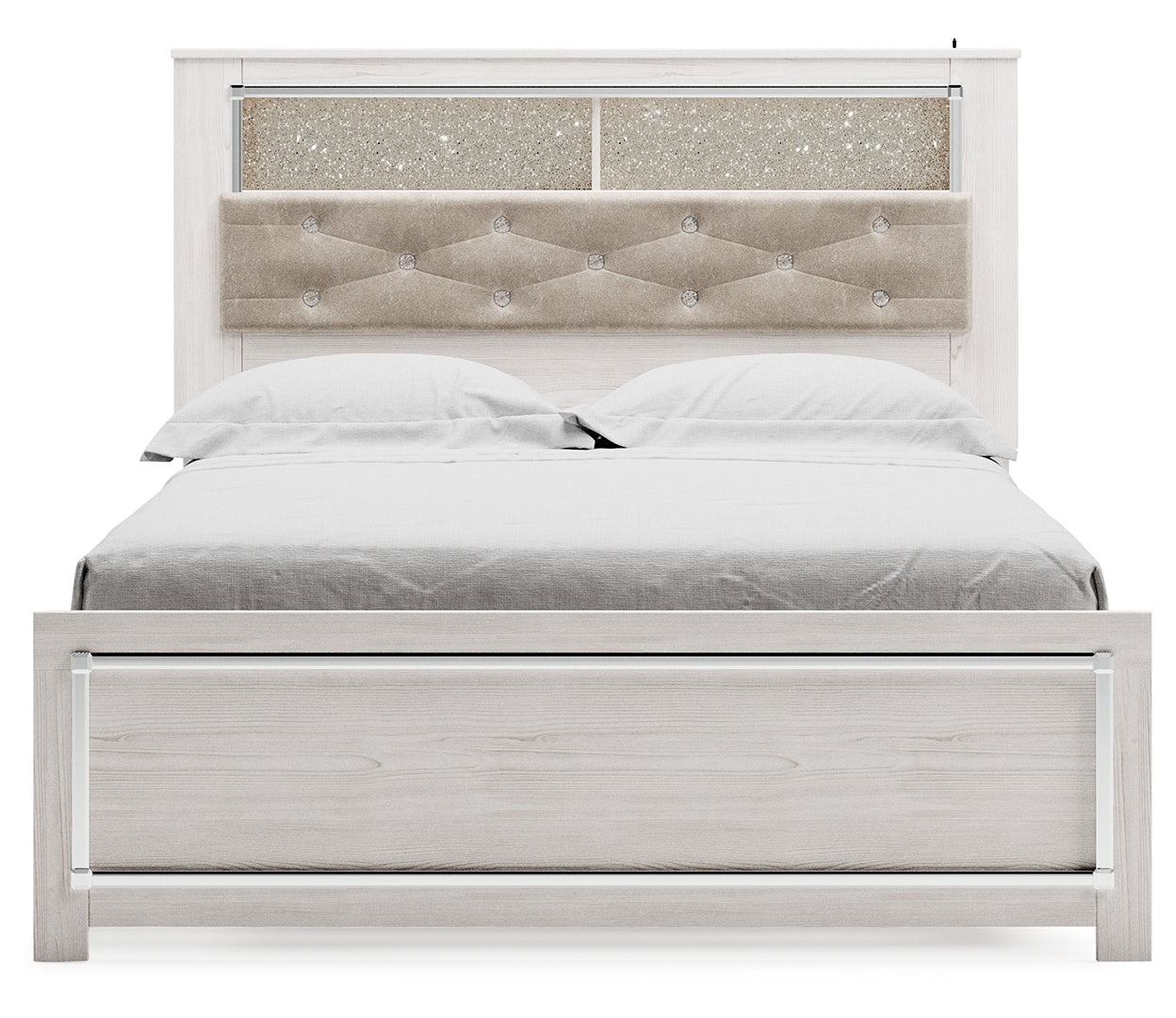 Altyra Queen Panel Bookcase Bed