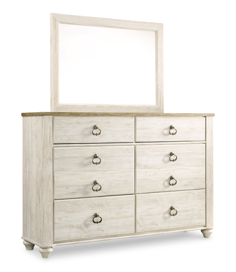 Willowton Dresser and Mirror